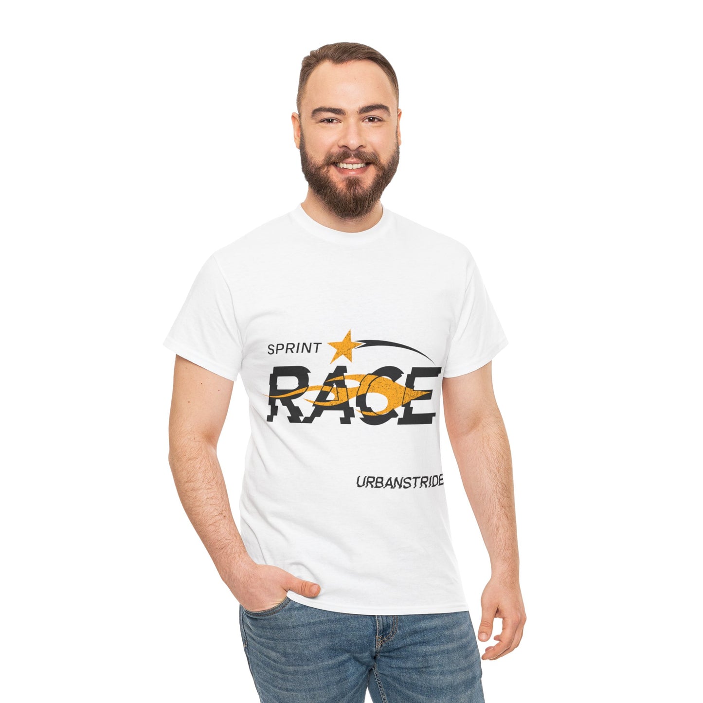 T-shirt con scritta "Spirit race"