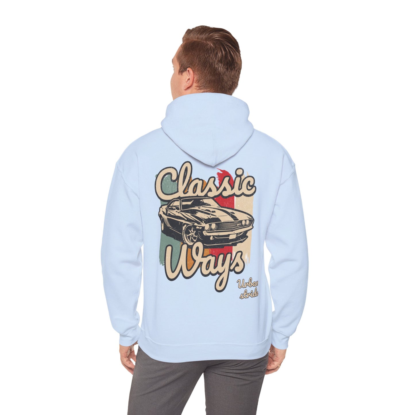Felpa con scritta "Classic ways"