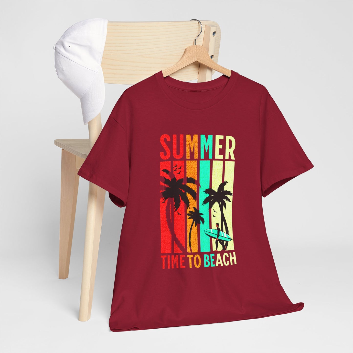 T-shirt con scritta " Summer time to the beach "