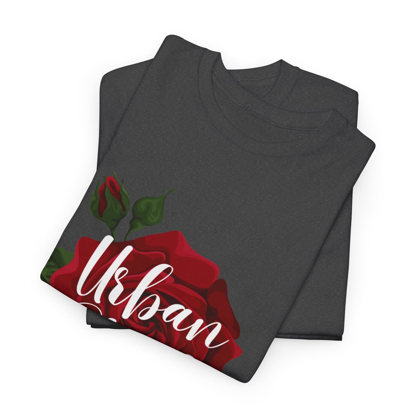 T-shirt con scritta "UrbanStride Vintage Flower