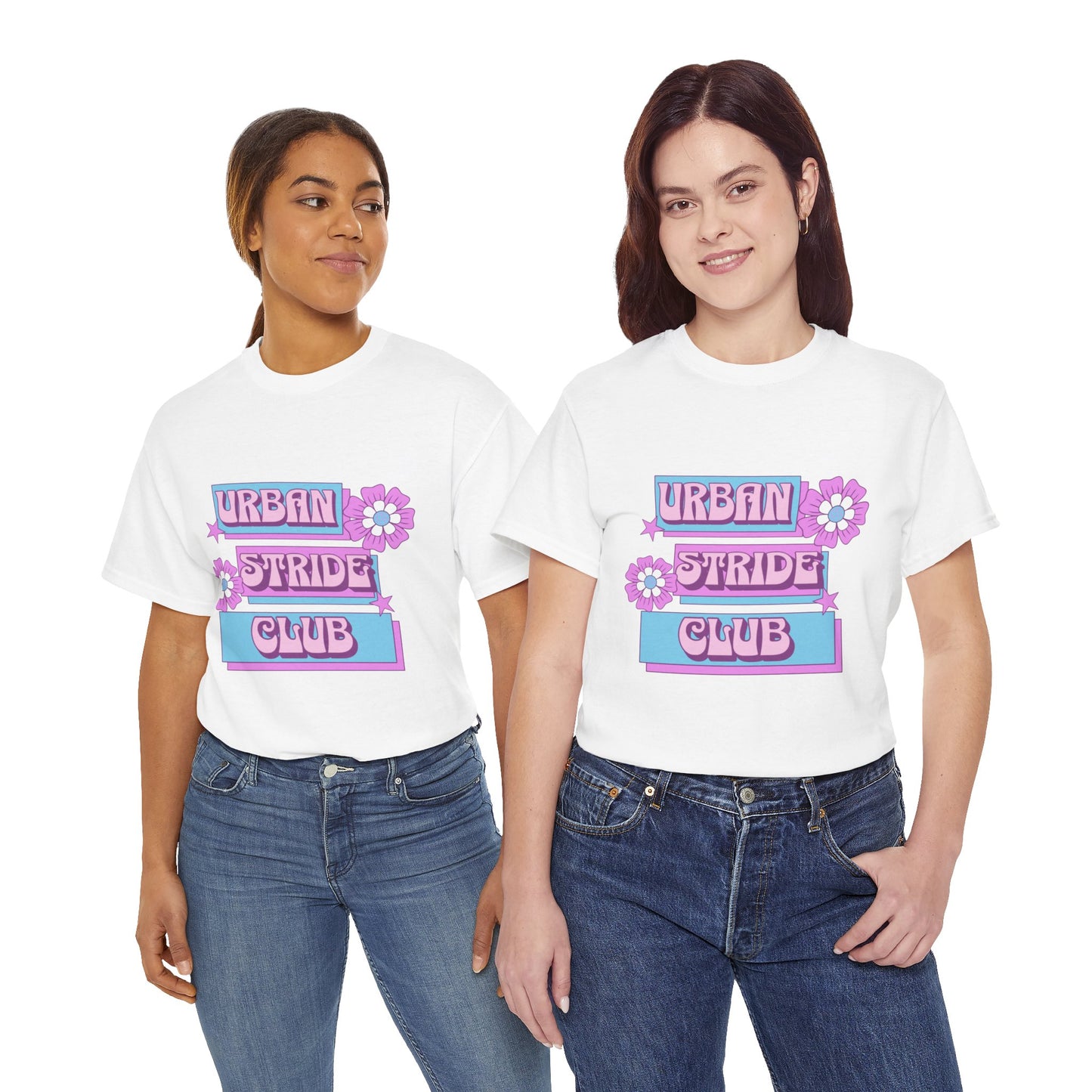 T-shirt con scritta "Urbanstride club"