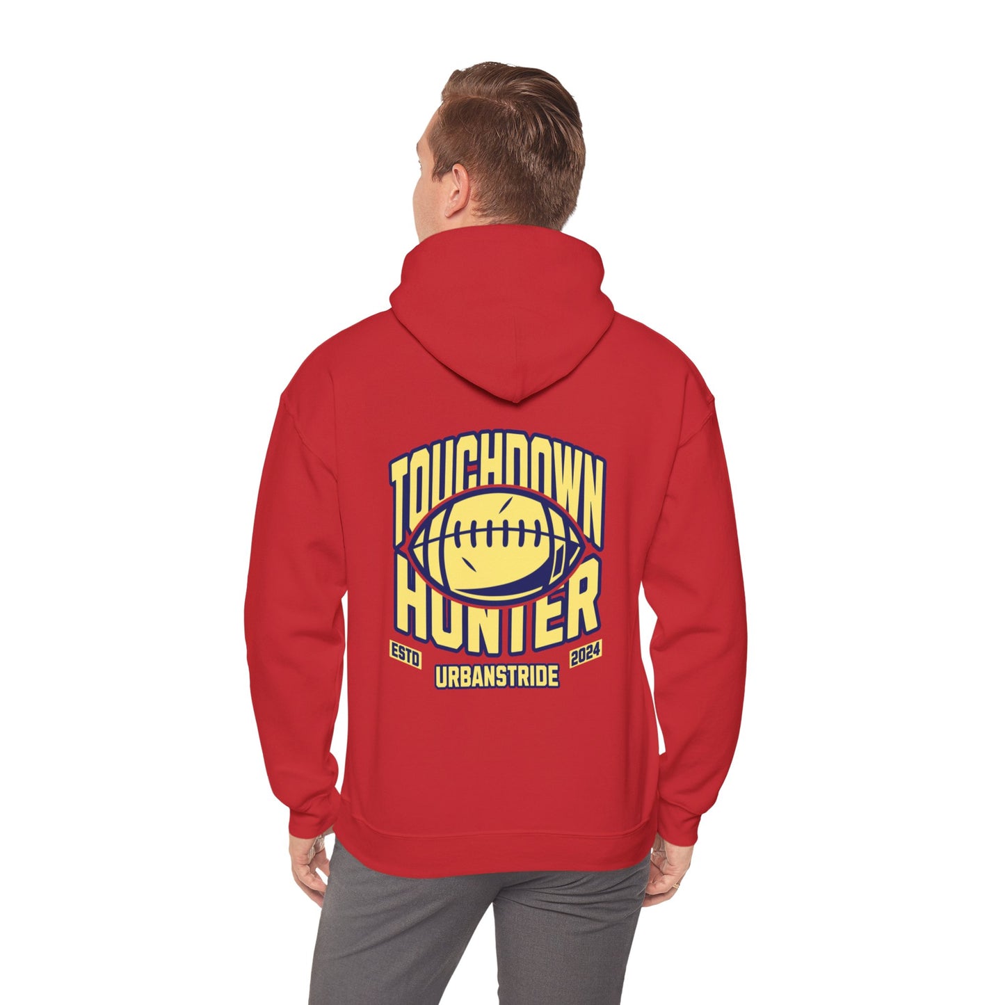 Felpa con scritta "Touchdown hunter"