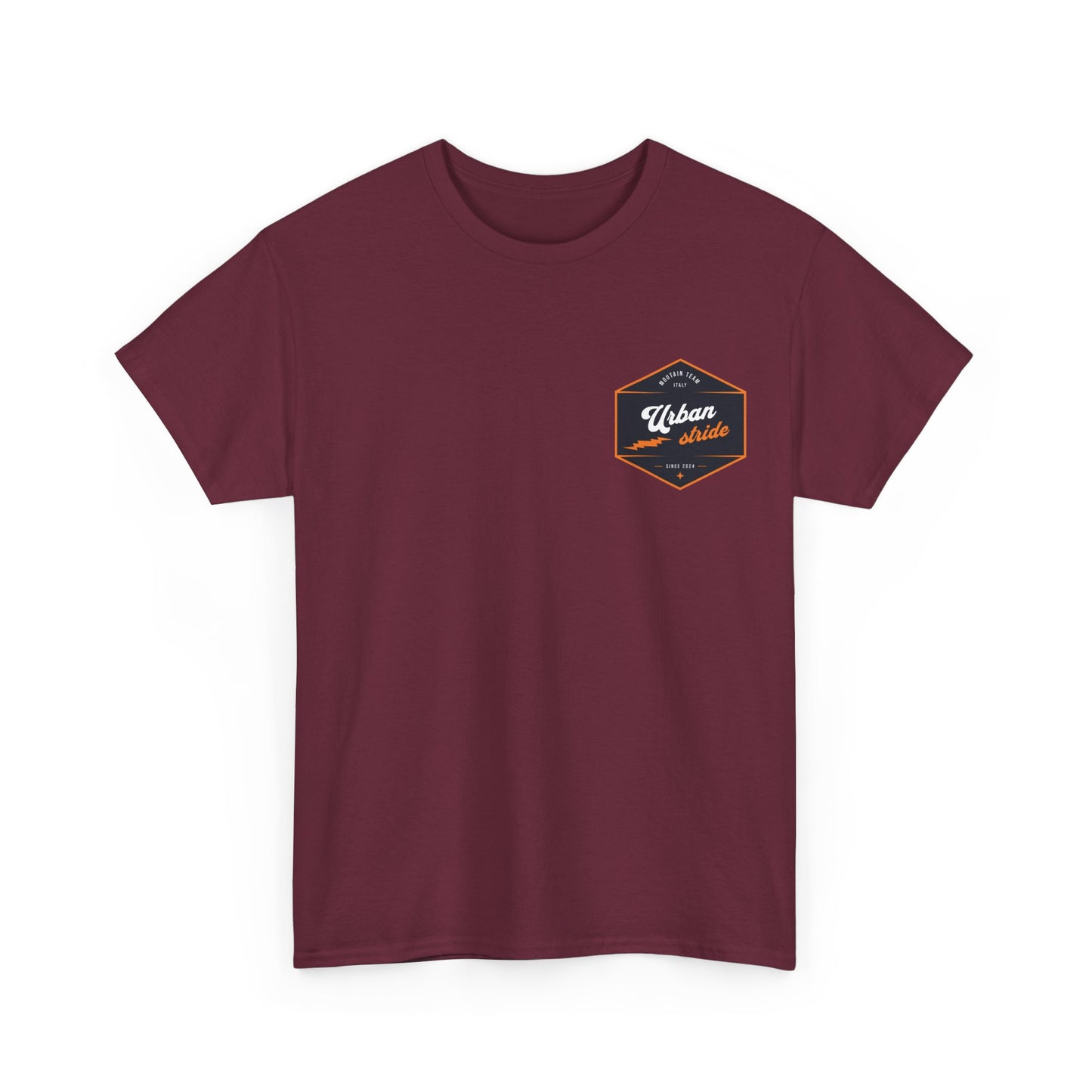 T-shirt Urban Stride® – Logo esagonale vintage in stile aviatore