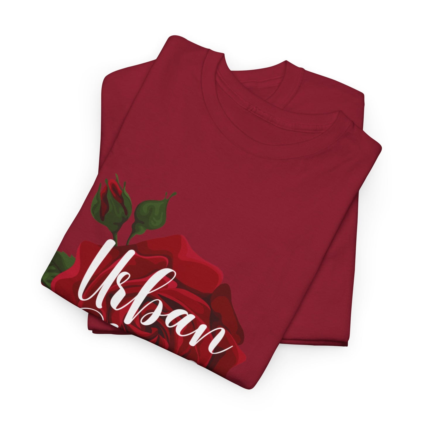 T-shirt con scritta "UrbanStride Vintage Flower