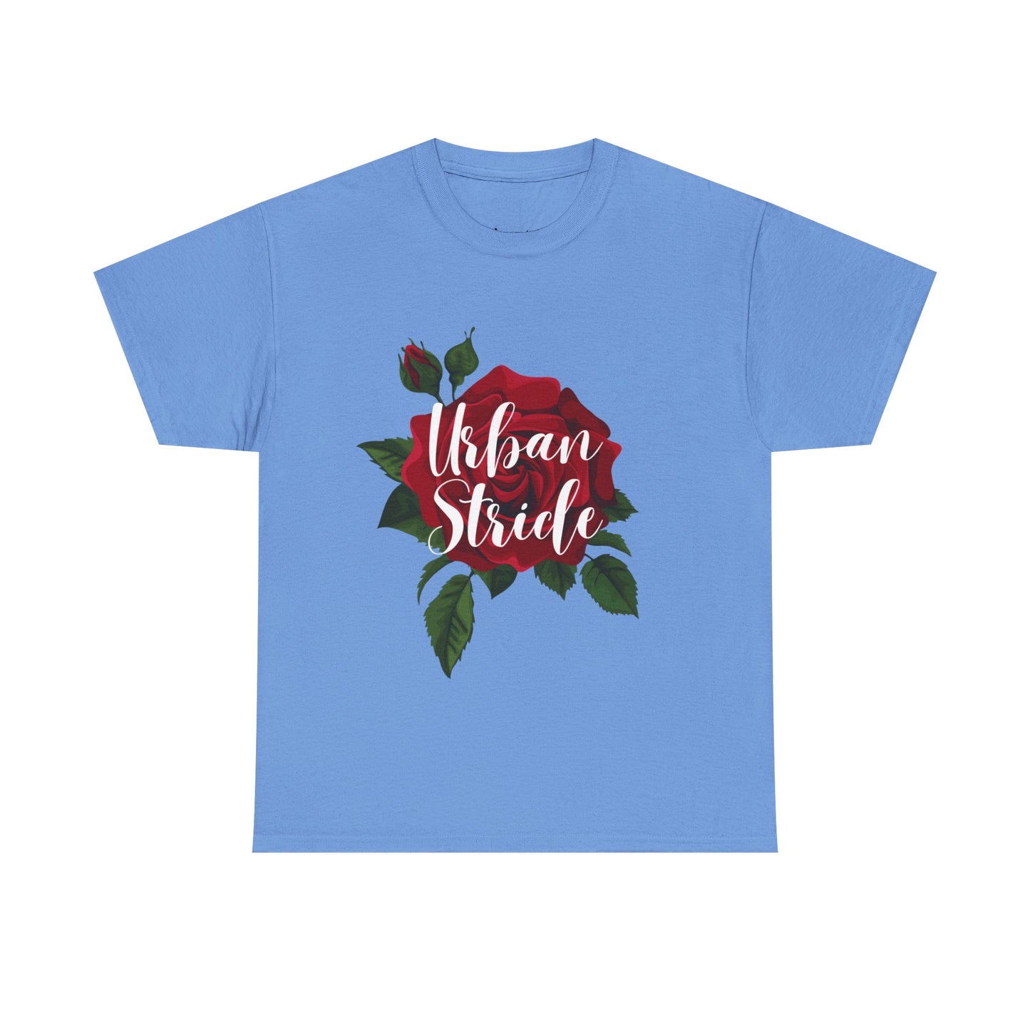 T-shirt con scritta "UrbanStride Vintage Flower
