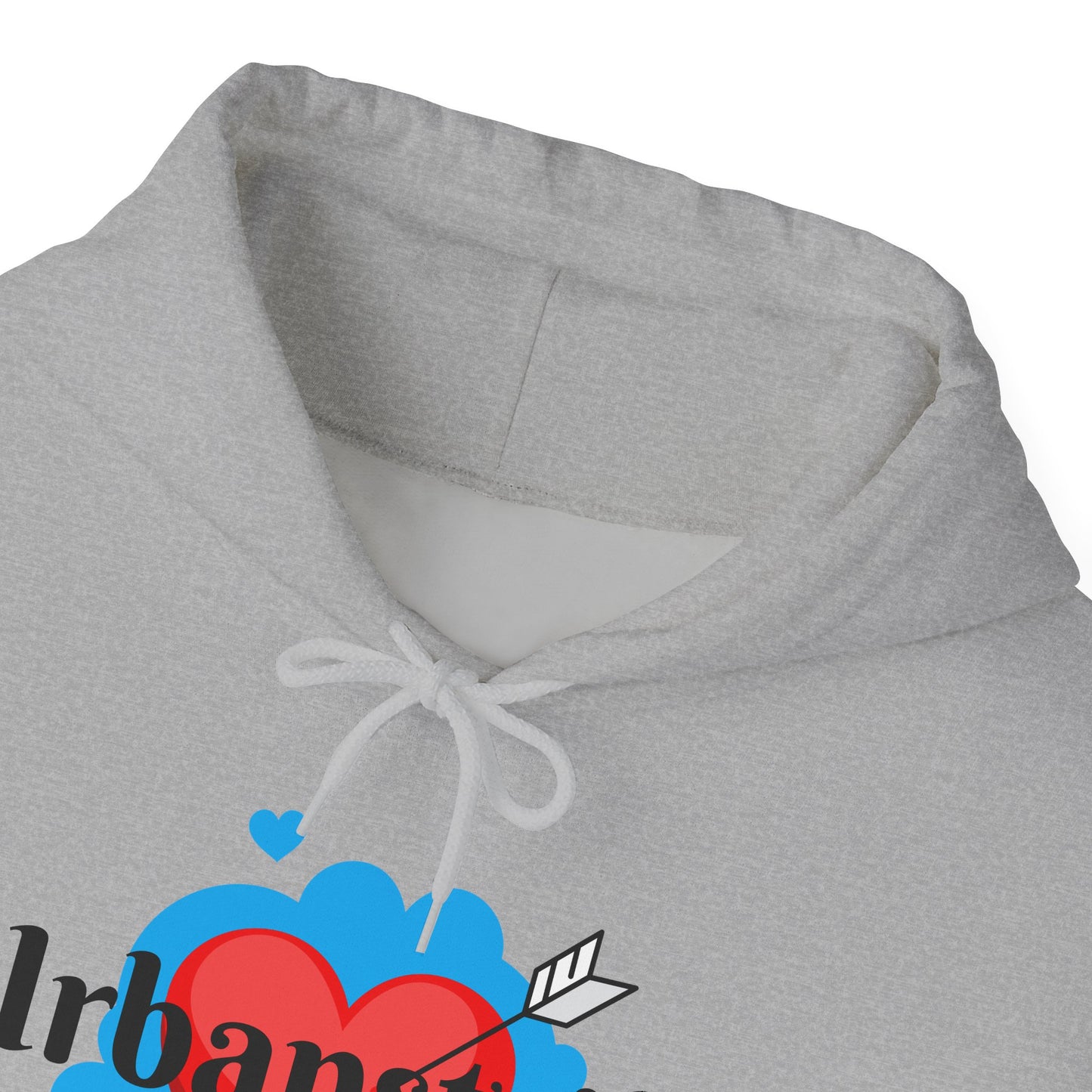 Felpa con logo "URBANSTRIDE" e cuore