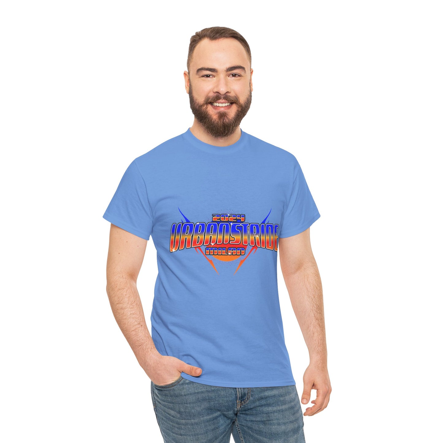 T-shirt con scritta "Urbanstride 2024 Italy"