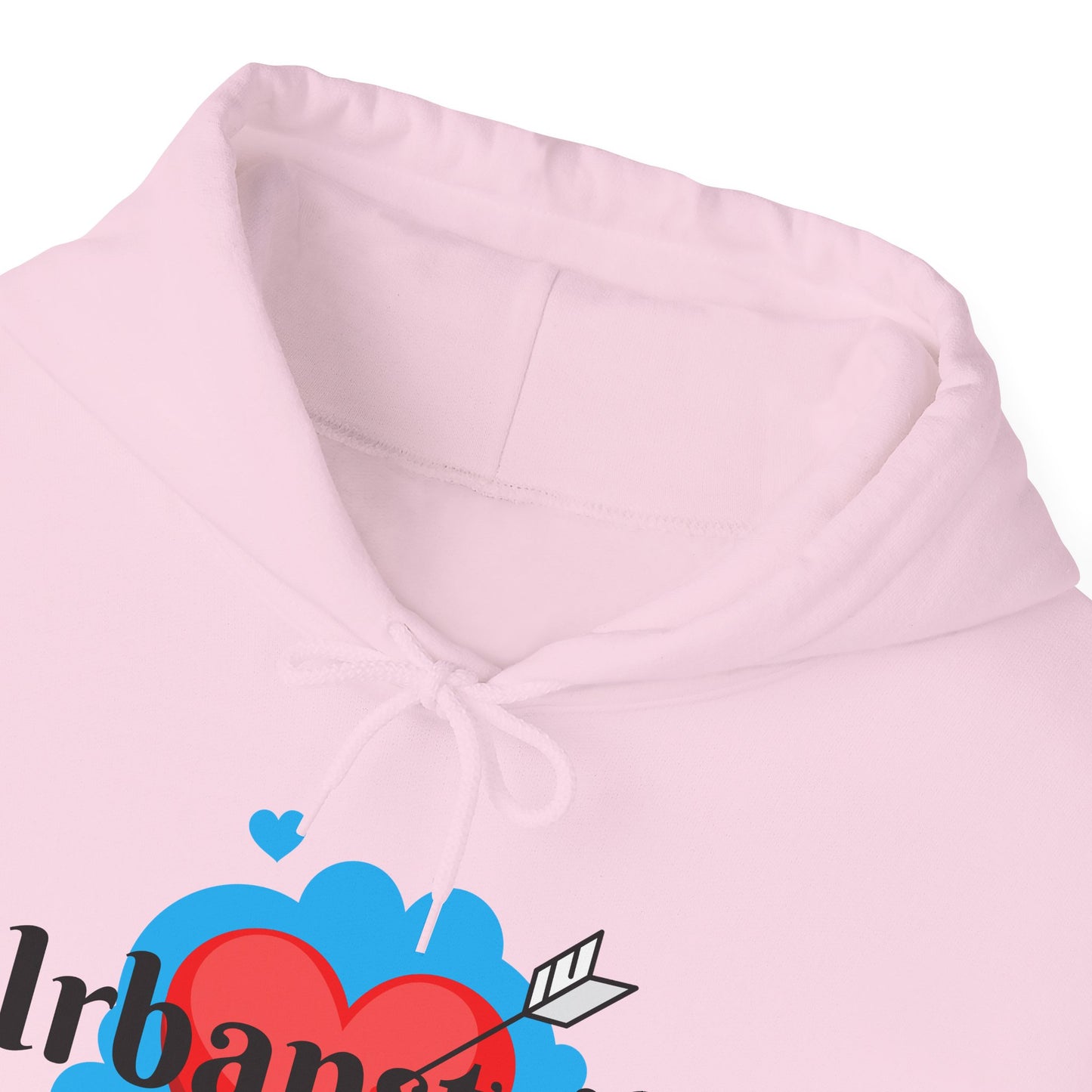 Felpa con logo "URBANSTRIDE" e cuore