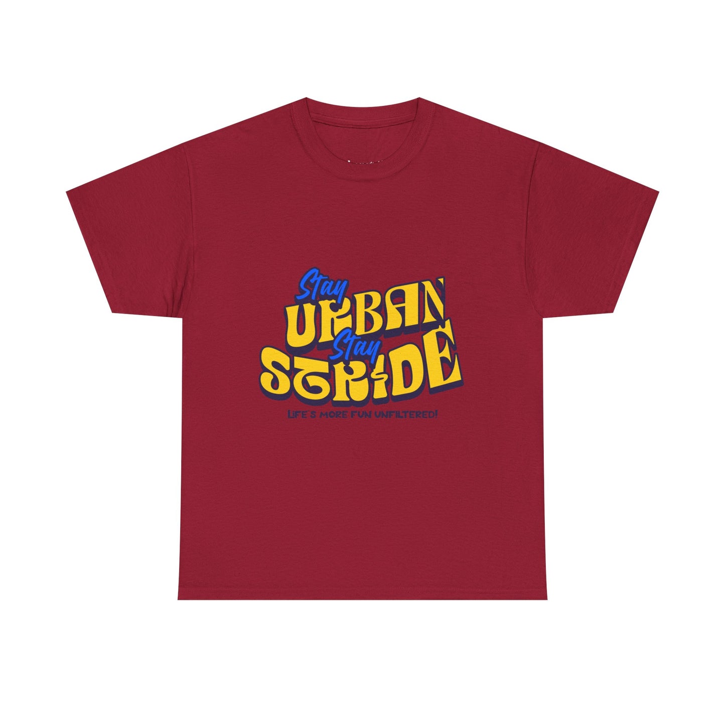 T-shirt con scritta Stay urban Stay stride