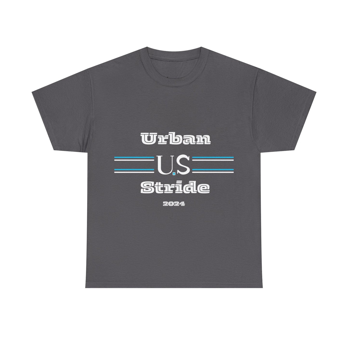 T-shirt con scritta "urbanstride " abbreviata U.S