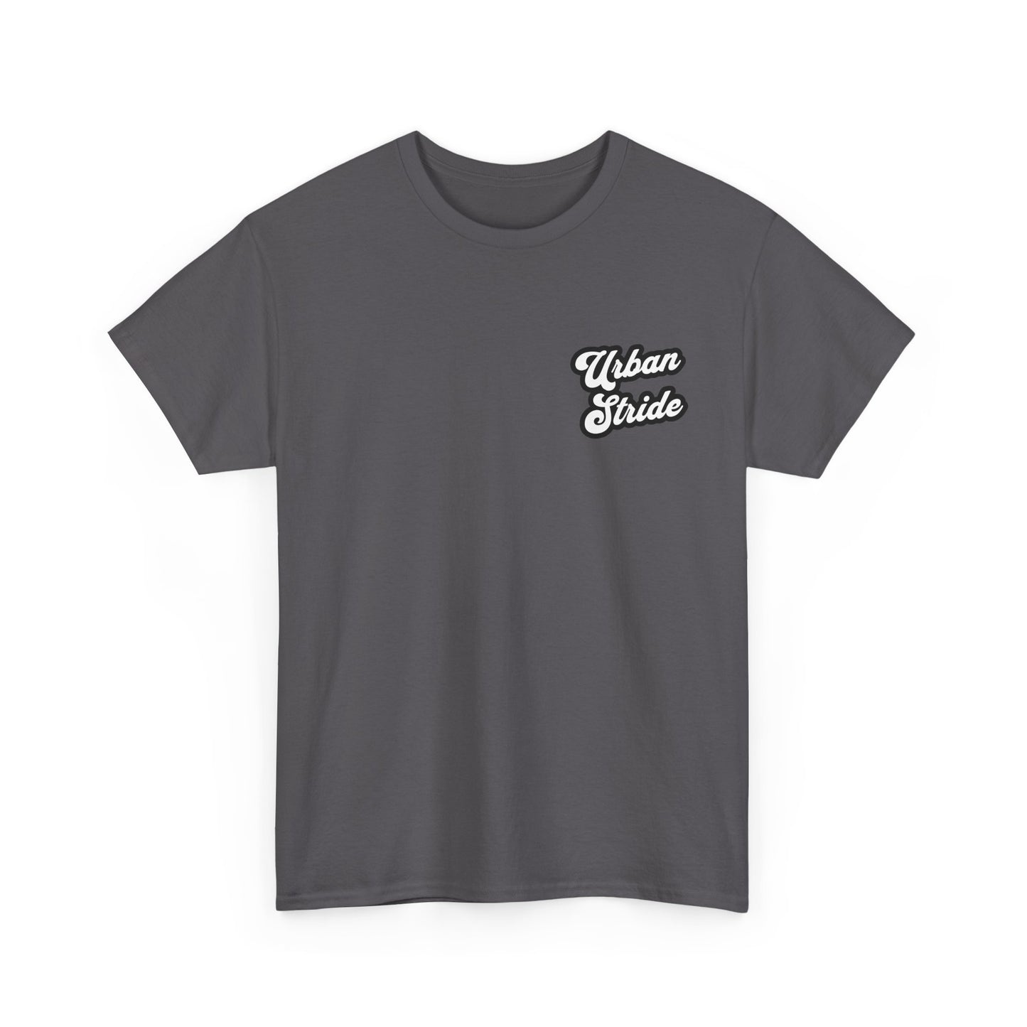 T-shirt con scritta "urbanstride " stile firma