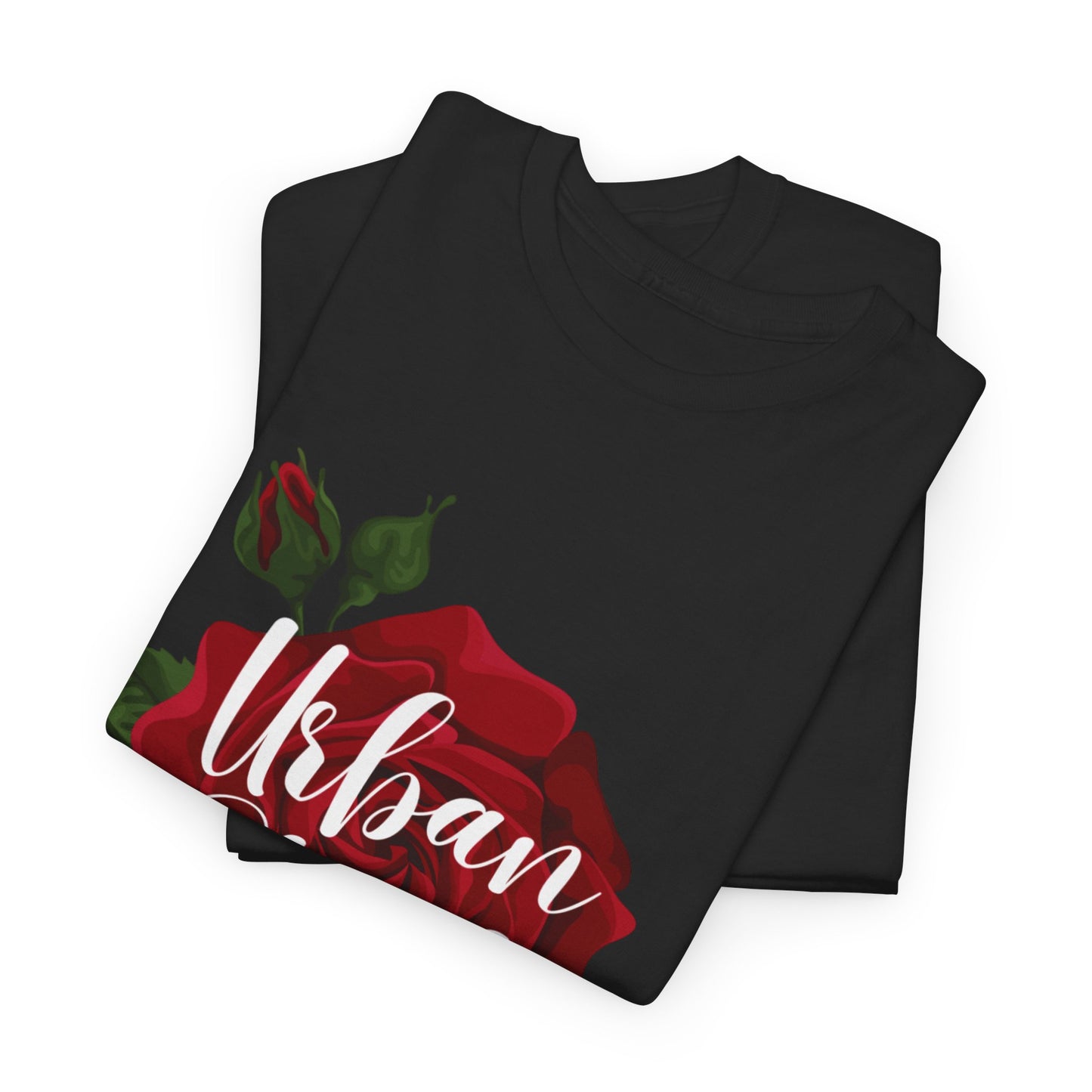 T-shirt con scritta "UrbanStride Vintage Flower