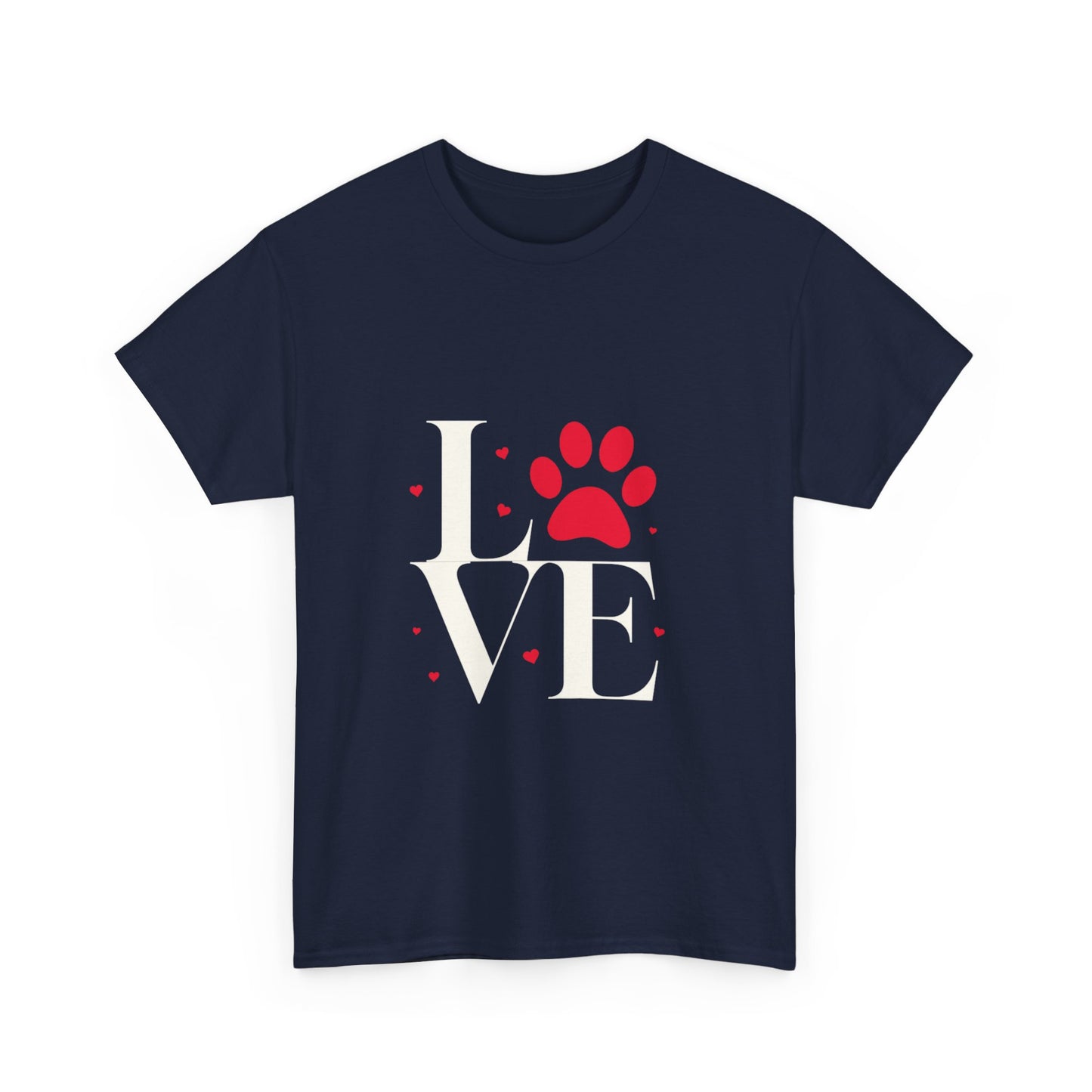 T-shirt con scritta "Love"