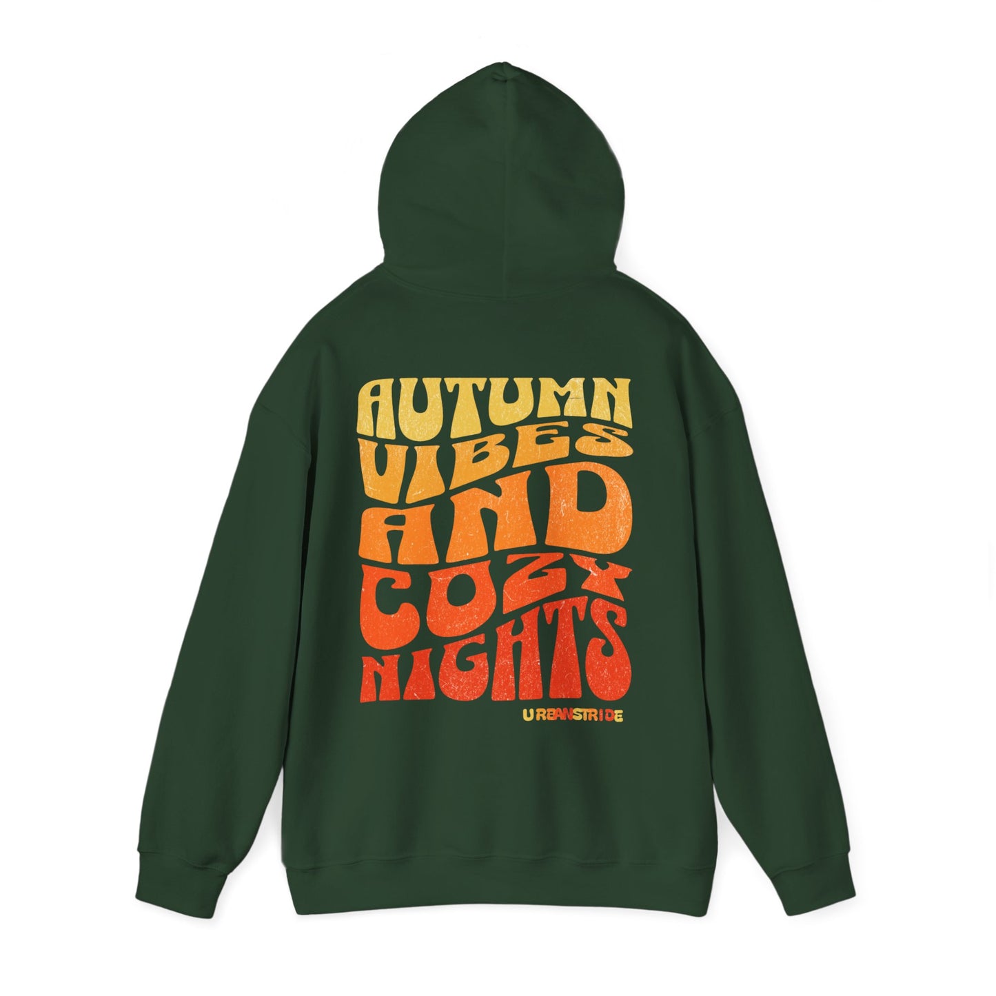 Felpa con scritta "Autumn vibes and cozy nights"