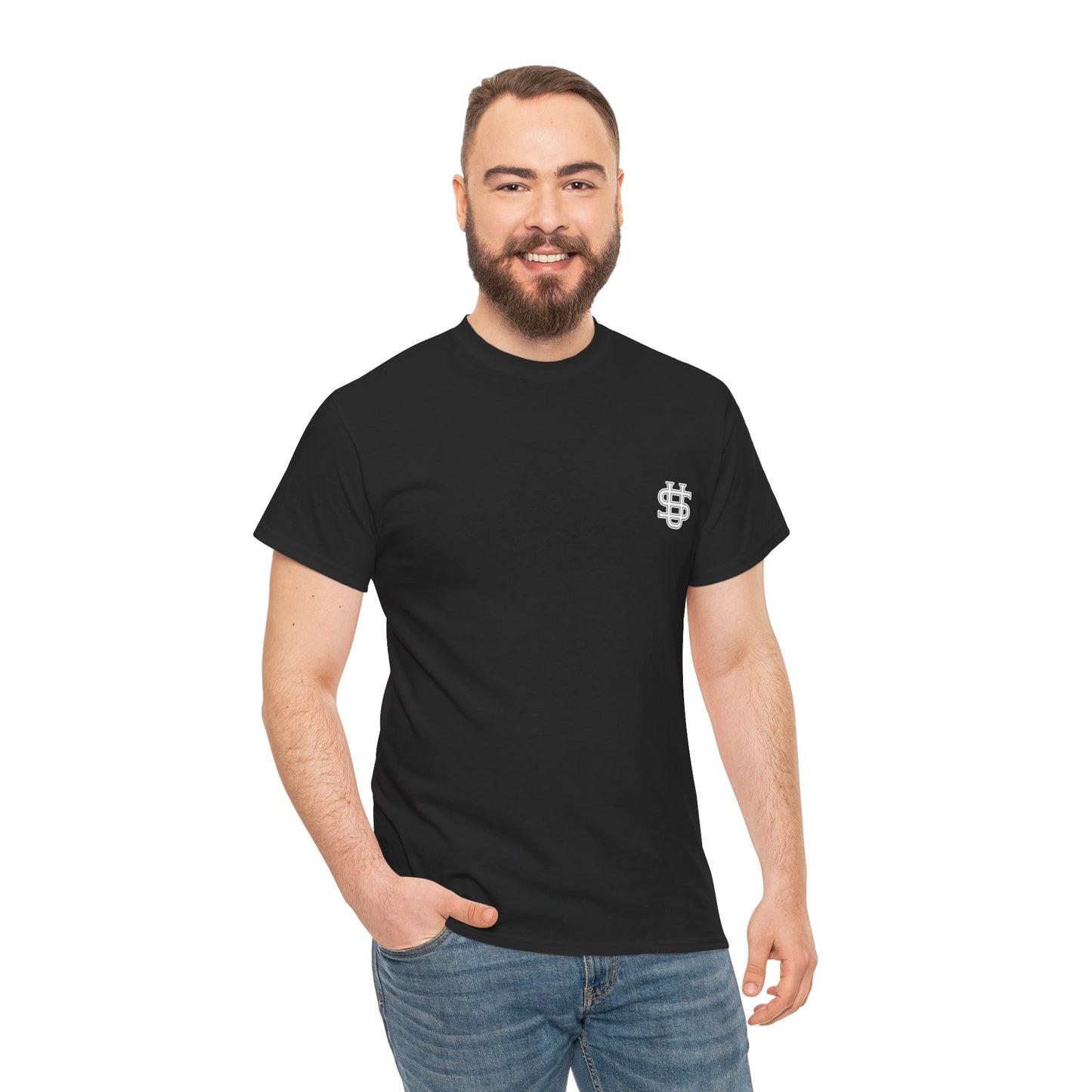 T-shirt con scritta "Urbanstride abbreviata U.S "