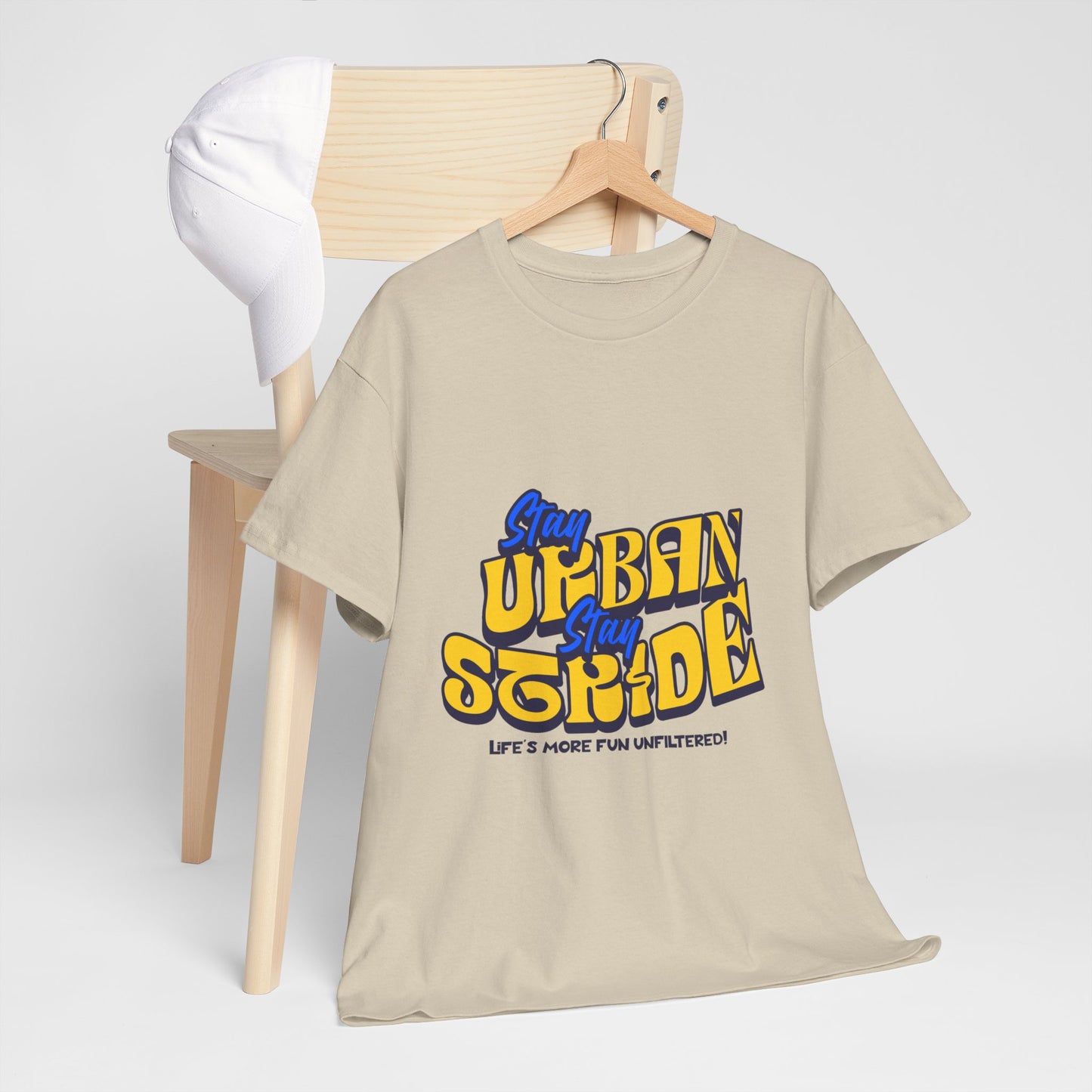 T-shirt con scritta Stay urban Stay stride