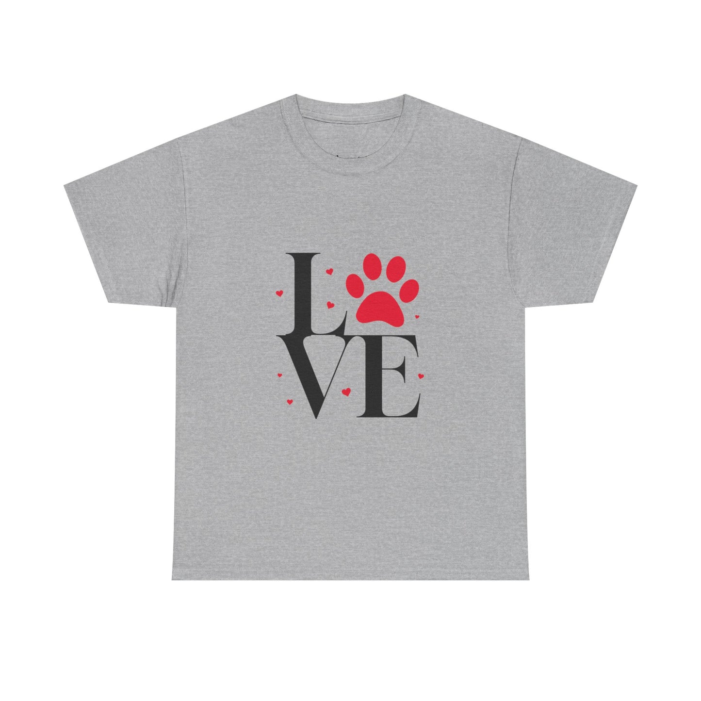 T-shirt con scritta "Love"