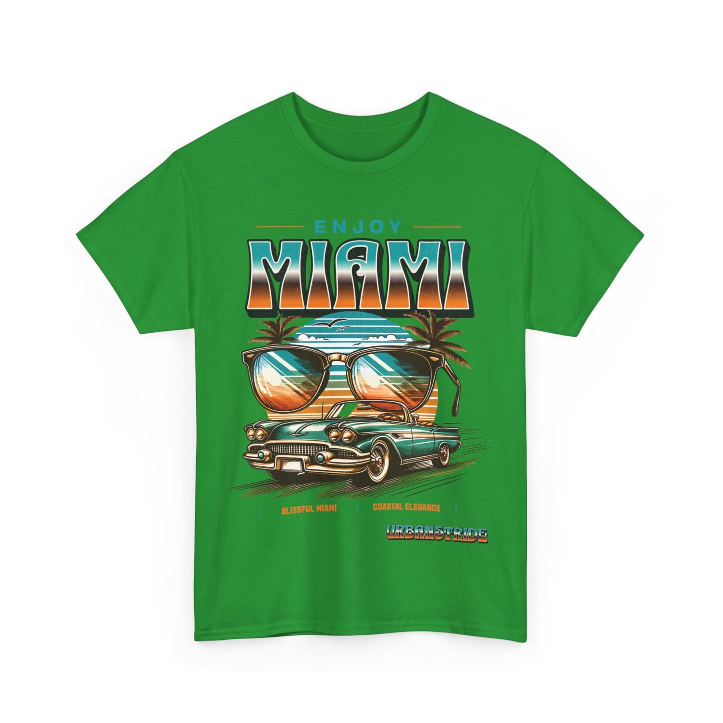 T-shirt con scritta" Enjoy Miami "