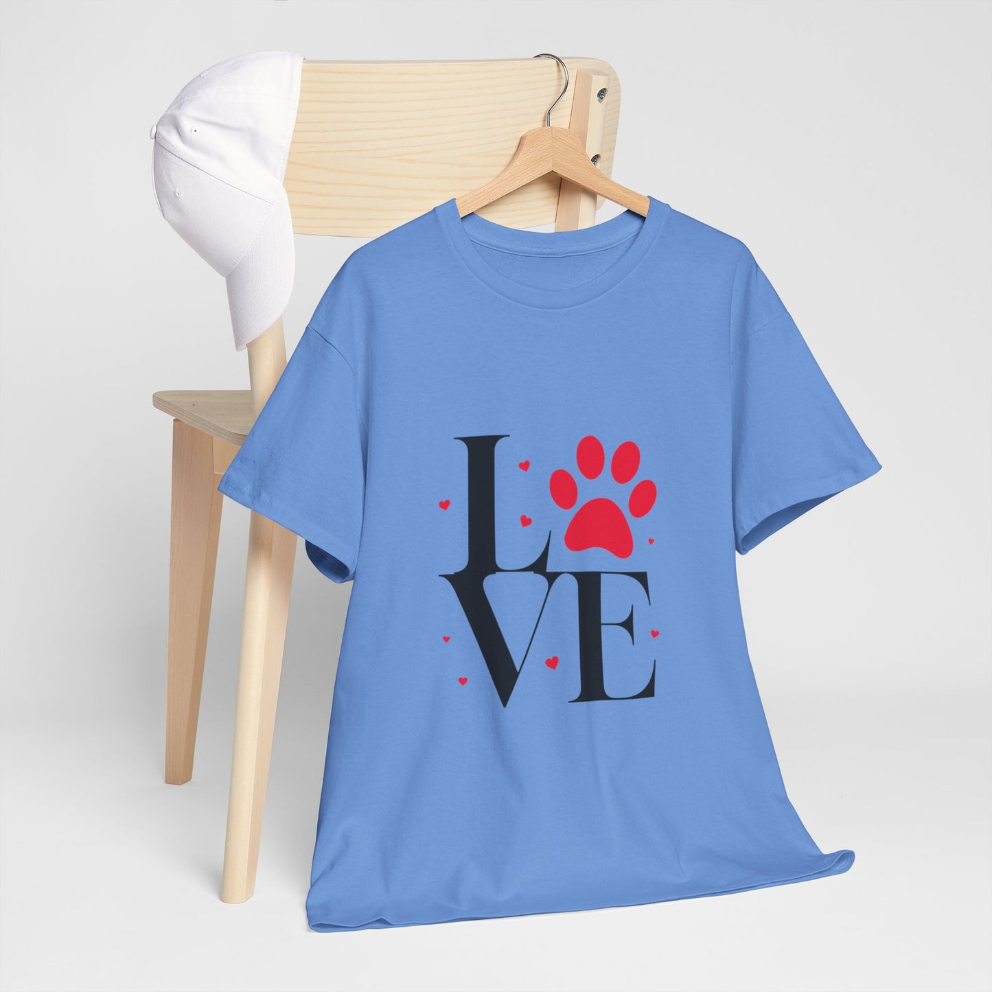 T-shirt con scritta "Love"
