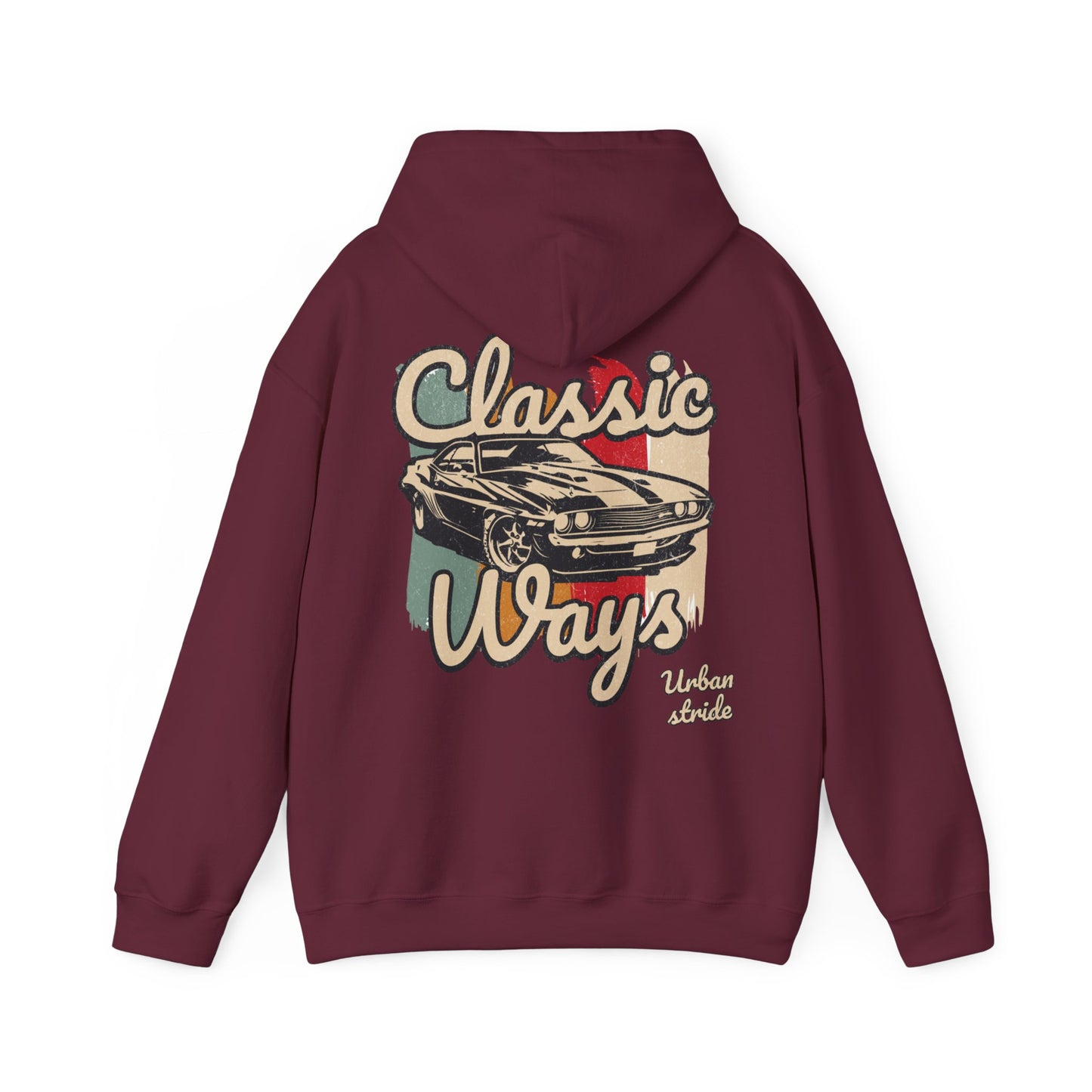 Felpa con scritta "Classic ways"