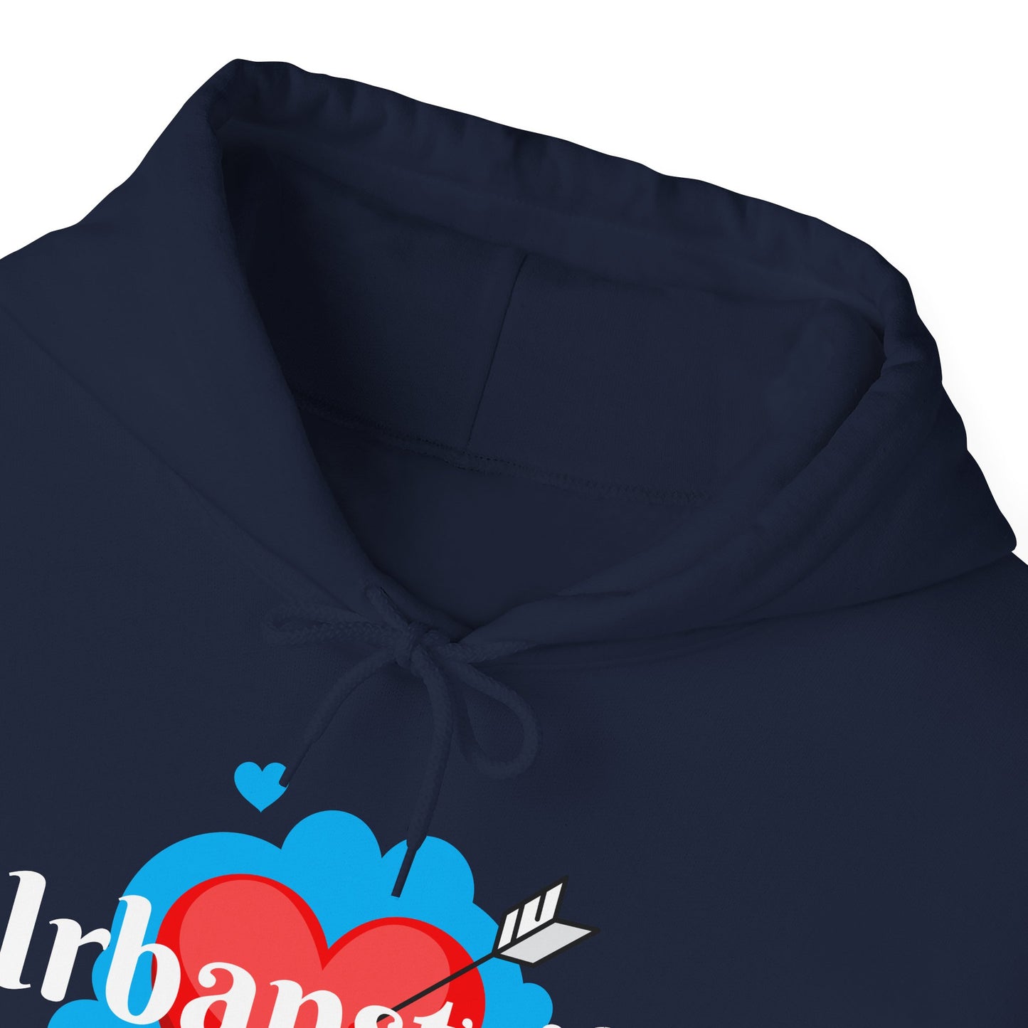 Felpa con logo "URBANSTRIDE" e cuore