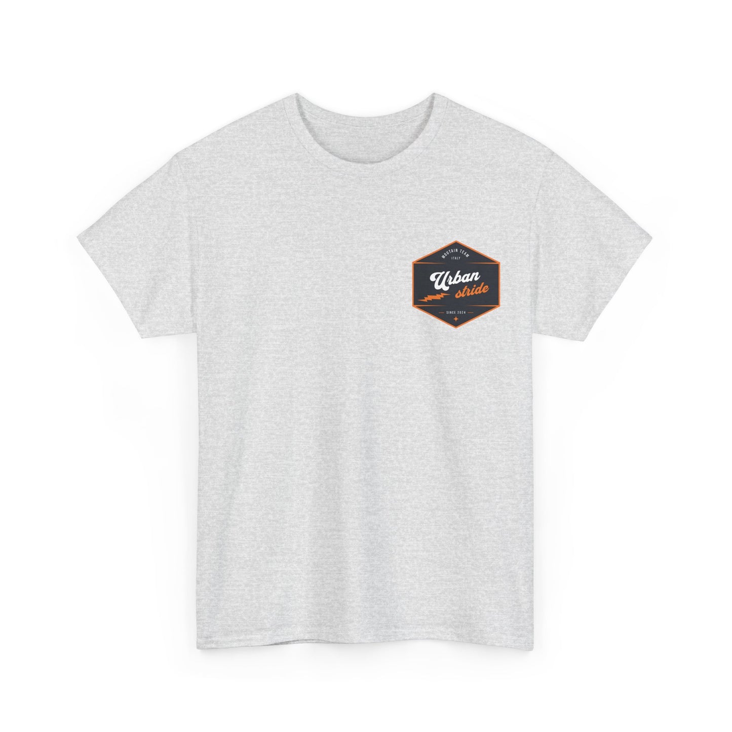 T-shirt Urban Stride® – Logo esagonale vintage in stile aviatore