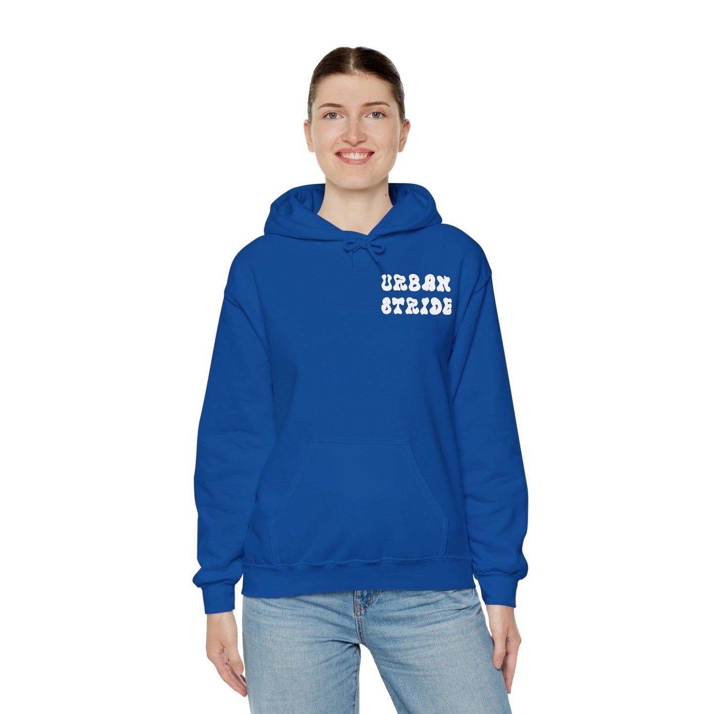 Felpa “URBANSTRIDE” – Blue Retro Drop