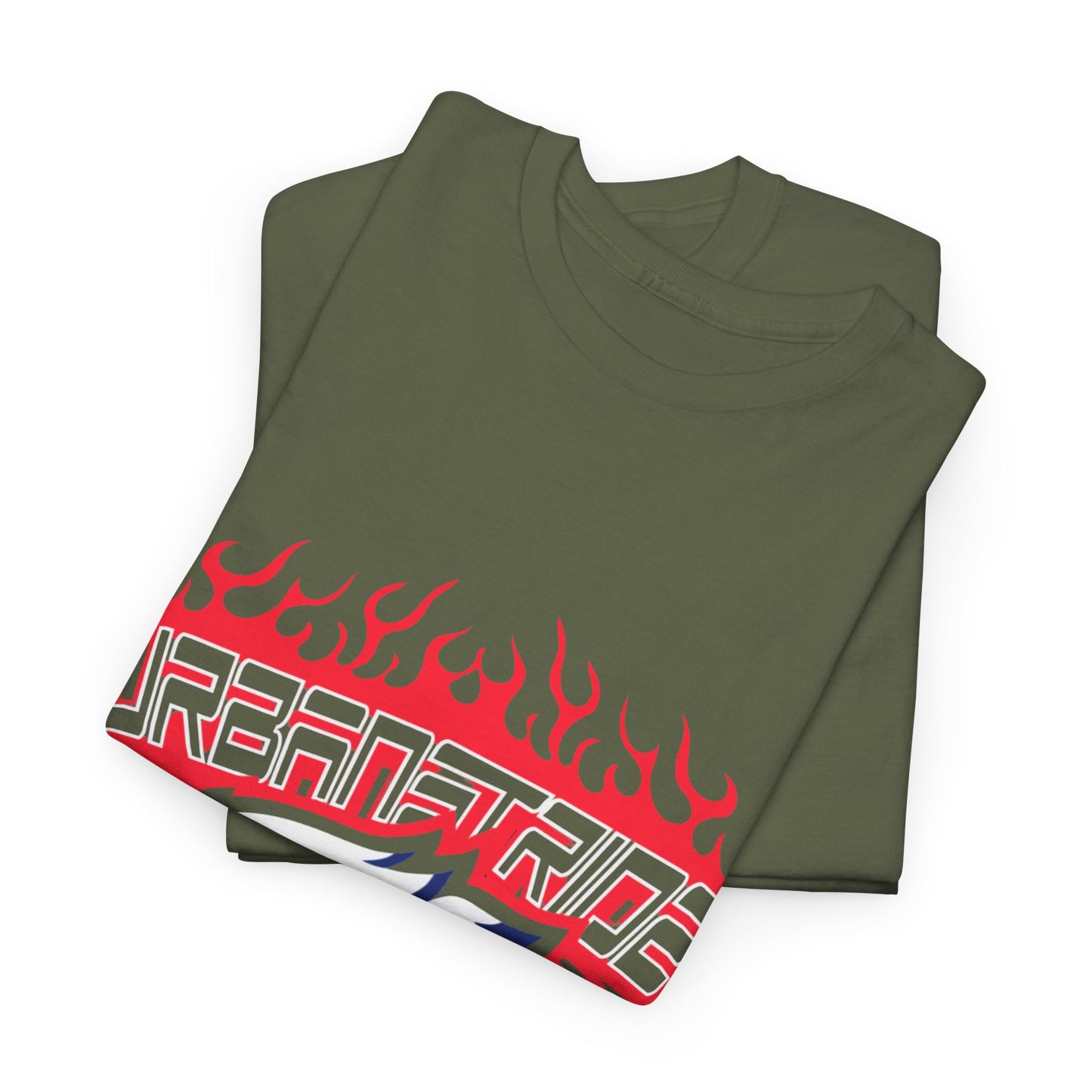 T-shirt con scritta "Urbanstride" e aquila