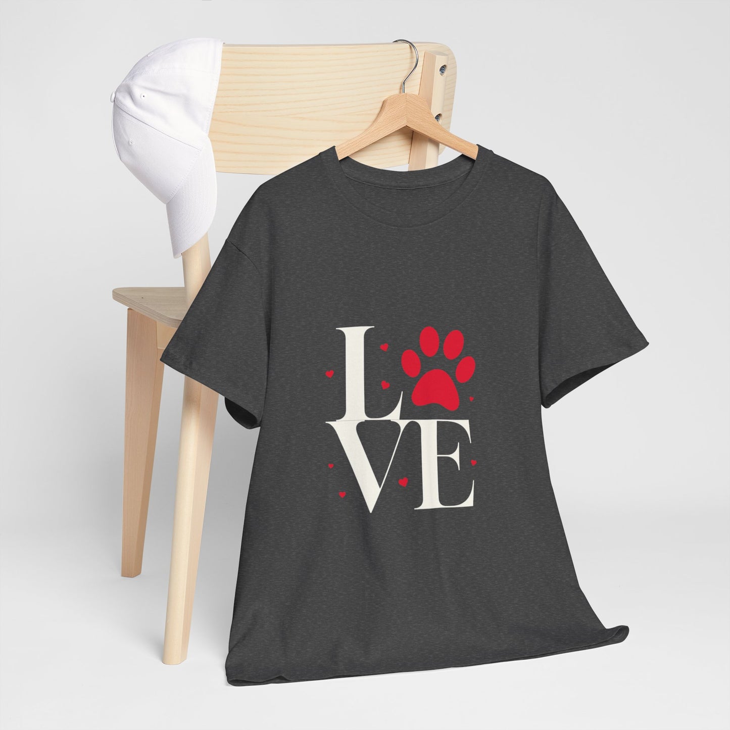T-shirt con scritta "Love"