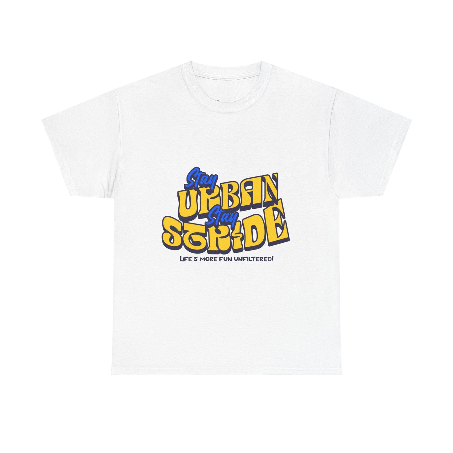T-shirt con scritta Stay urban Stay stride
