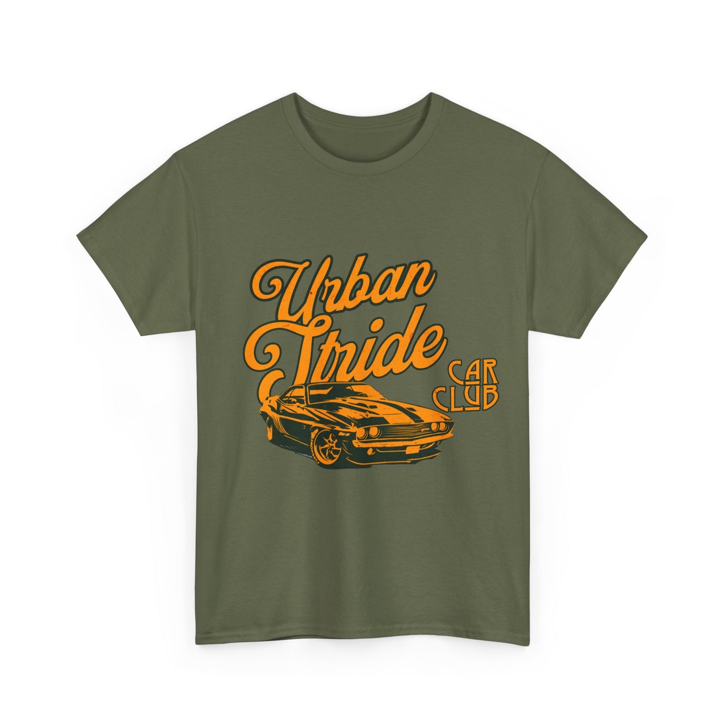 T-shirt con scritta "Urbanstride car club"