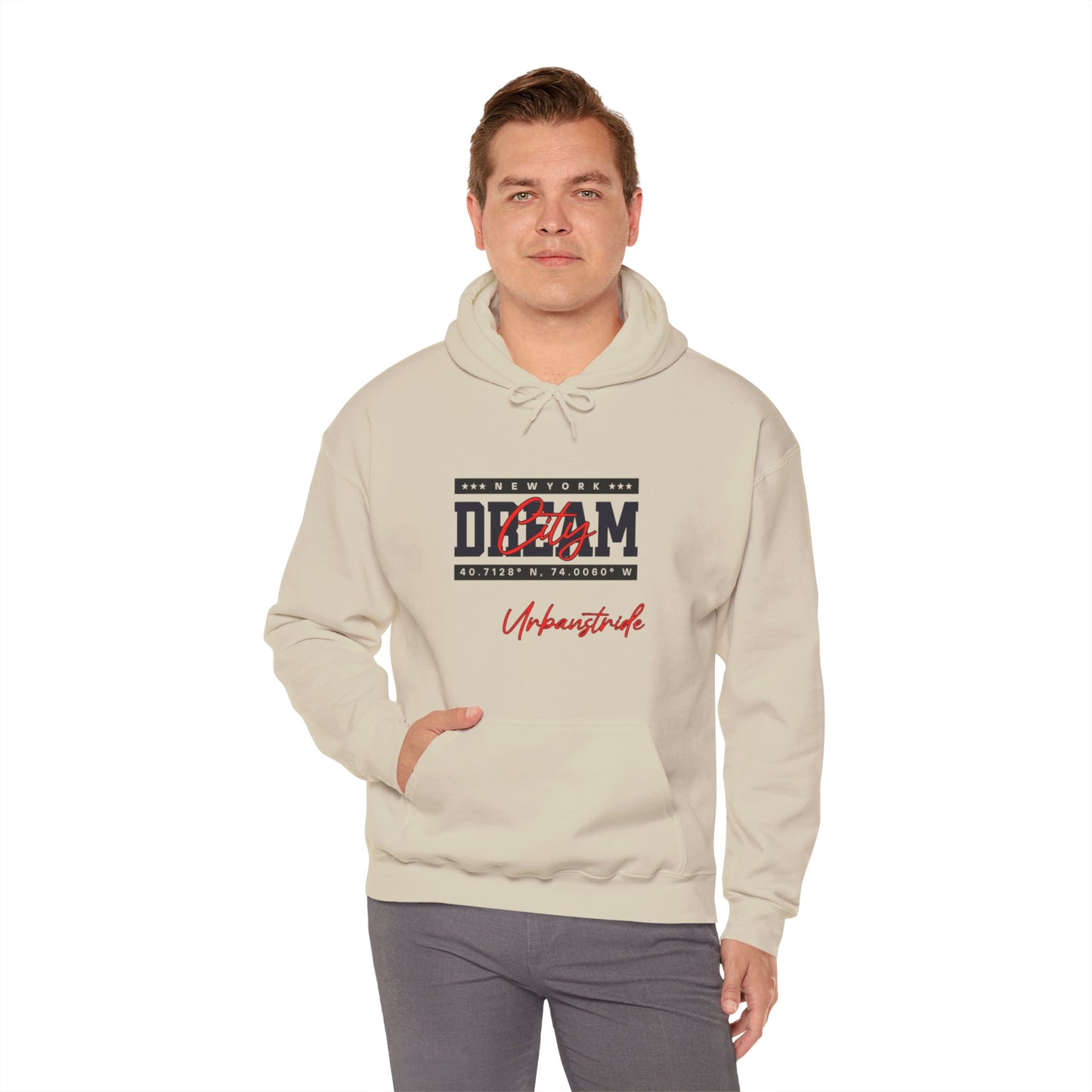 Felpa con scritta "NewYork dream city"