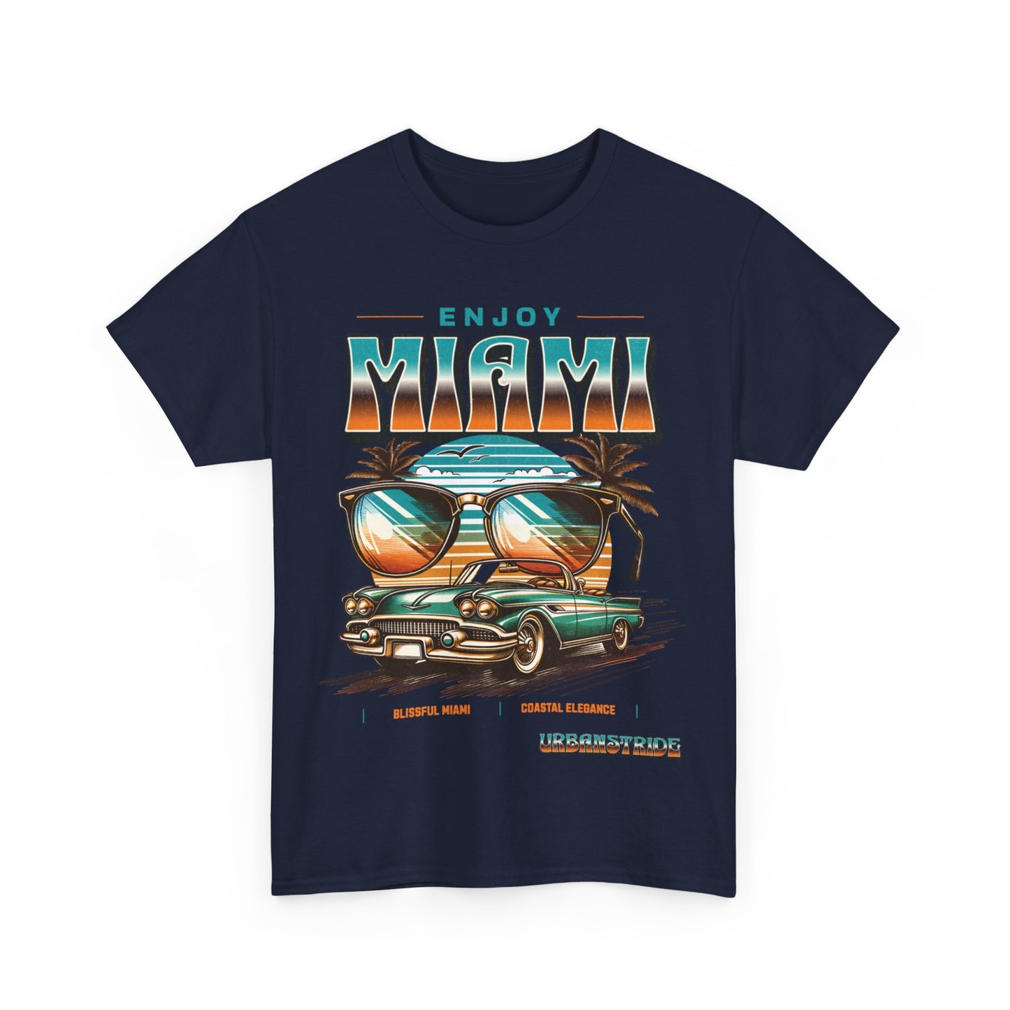 T-shirt con scritta" Enjoy Miami "