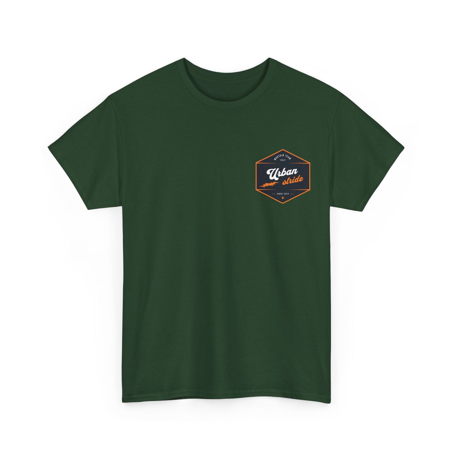 T-shirt Urban Stride® – Logo esagonale vintage in stile aviatore