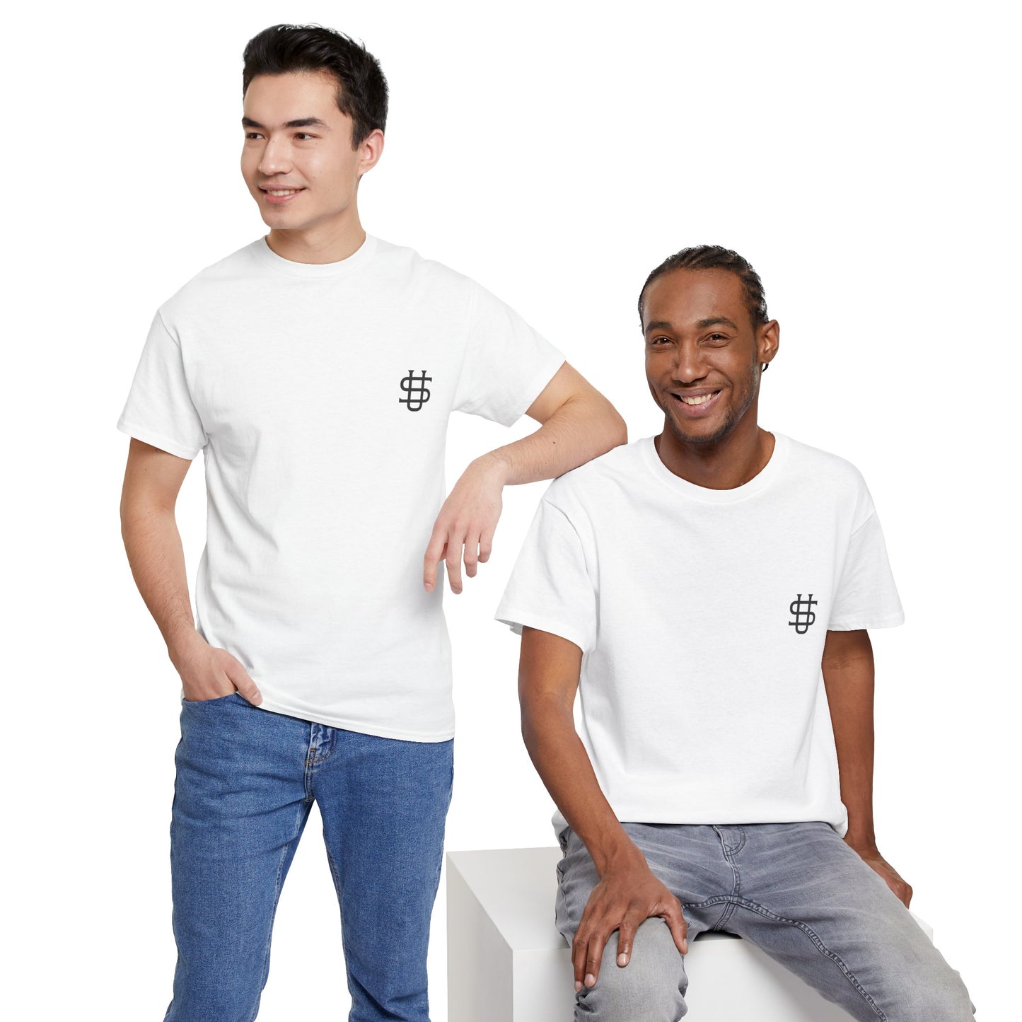 T-shirt con scritta "Urbanstride abbreviata U.S "