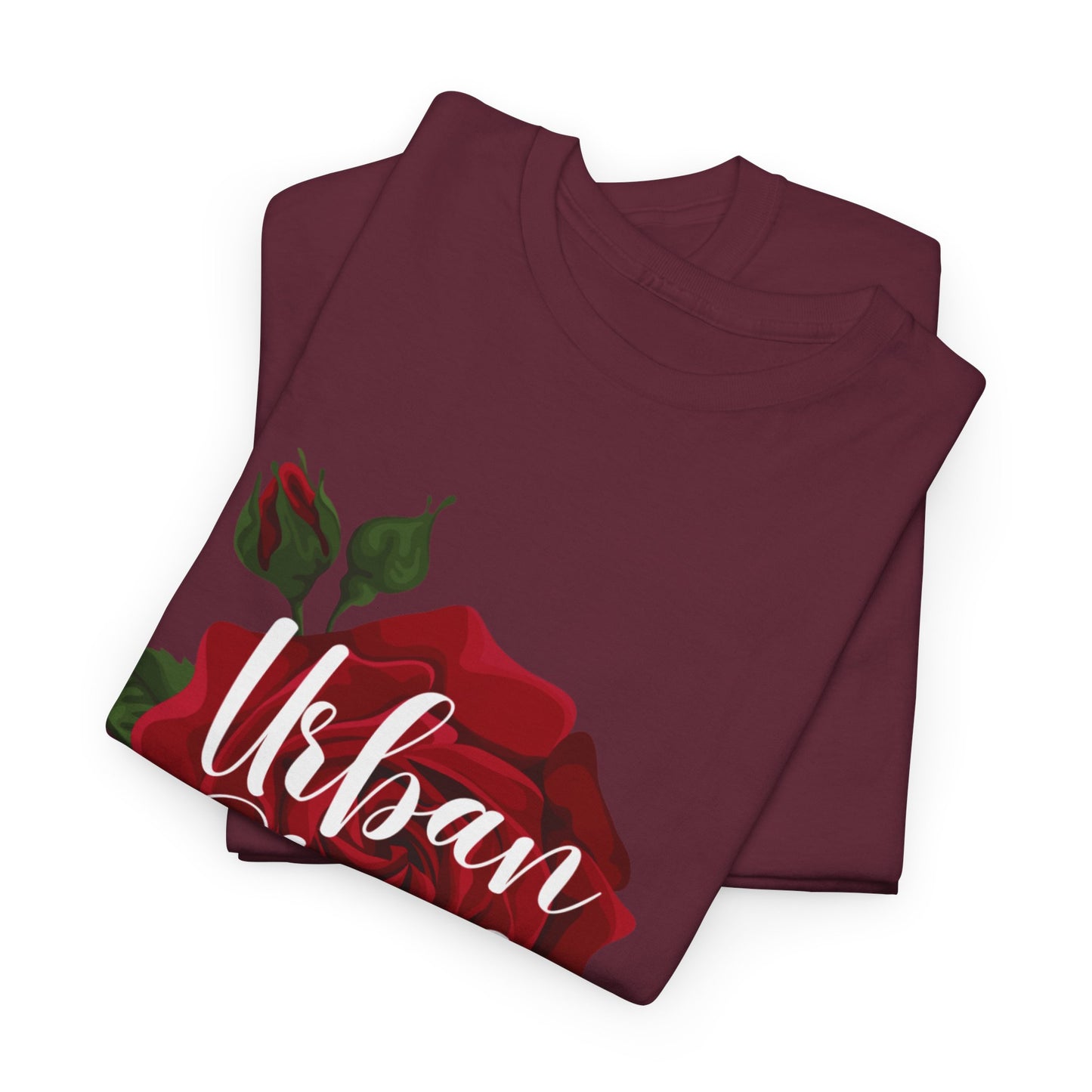 T-shirt con scritta "UrbanStride Vintage Flower