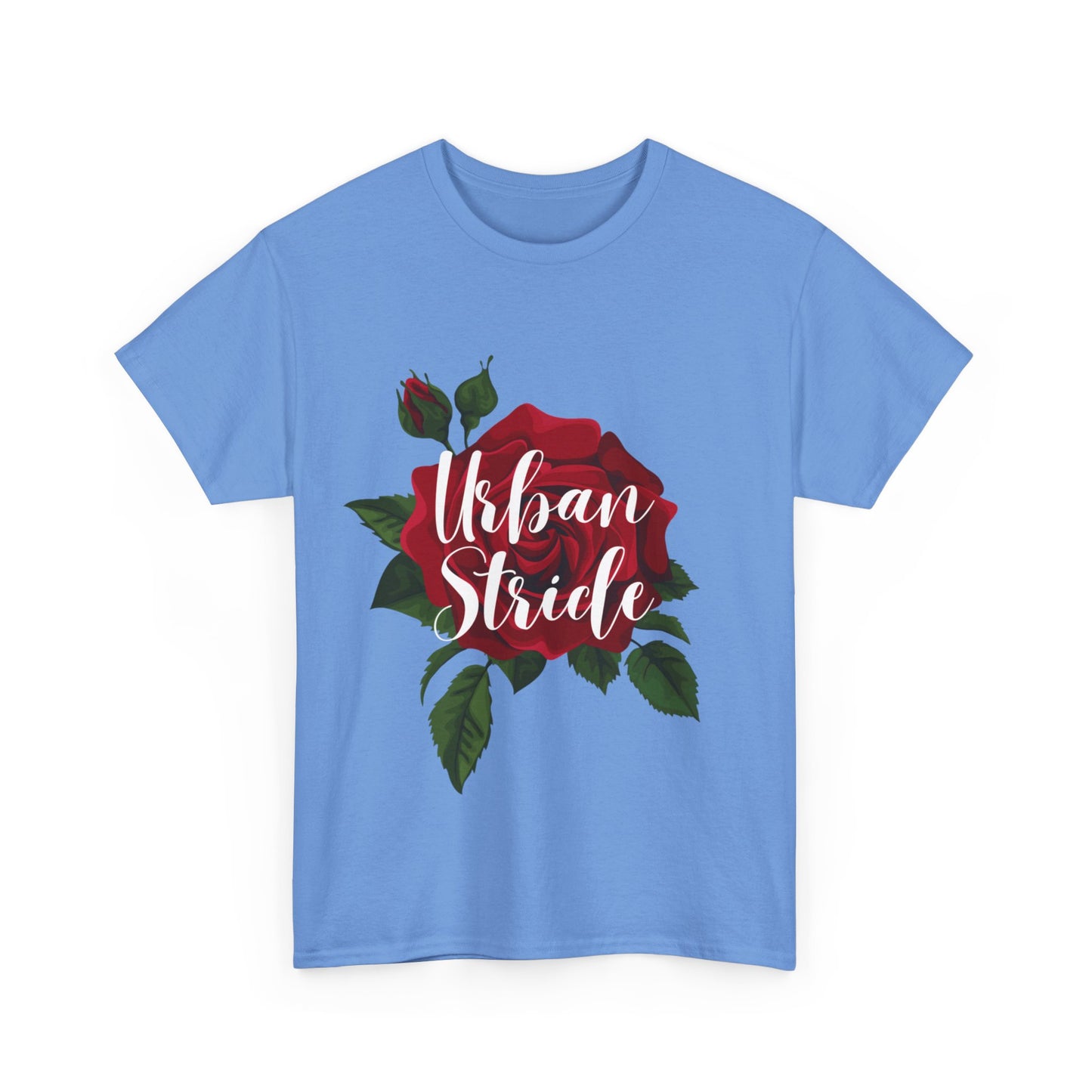 T-shirt con scritta "UrbanStride Vintage Flower