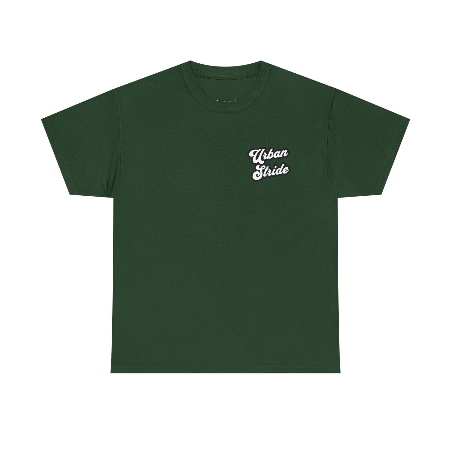 T-shirt con scritta "urbanstride " stile firma