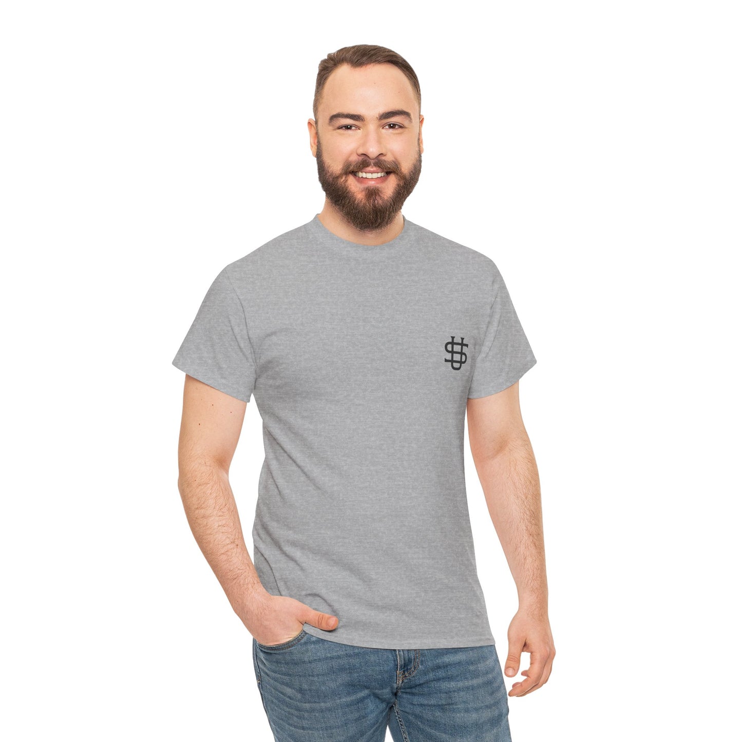 T-shirt con scritta "Urbanstride abbreviata U.S "