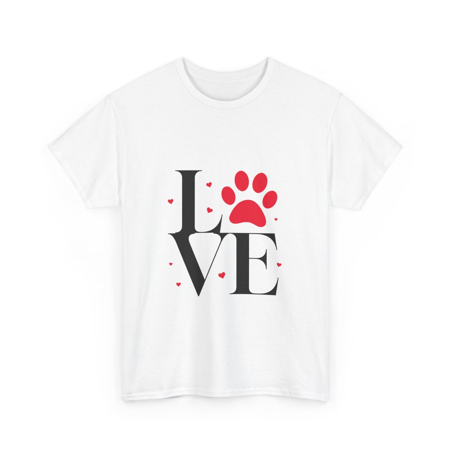 T-shirt con scritta "Love"