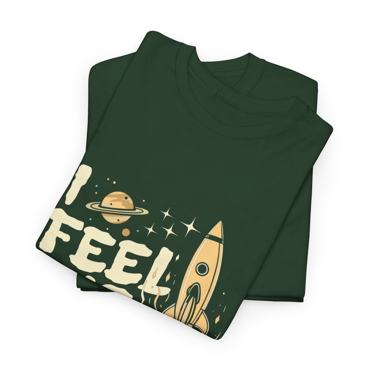 T-shirt con scritta "I feel the stride "