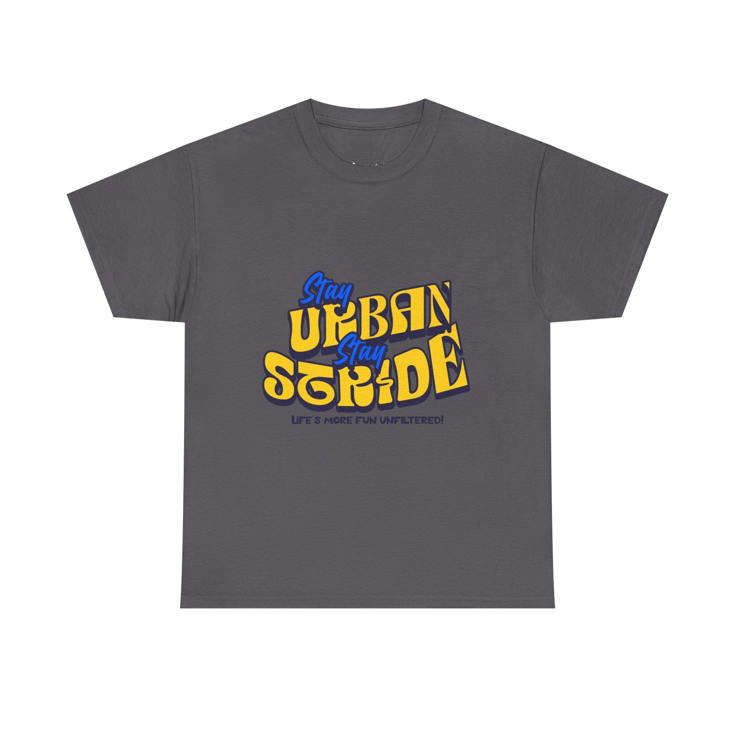 T-shirt con scritta Stay urban Stay stride