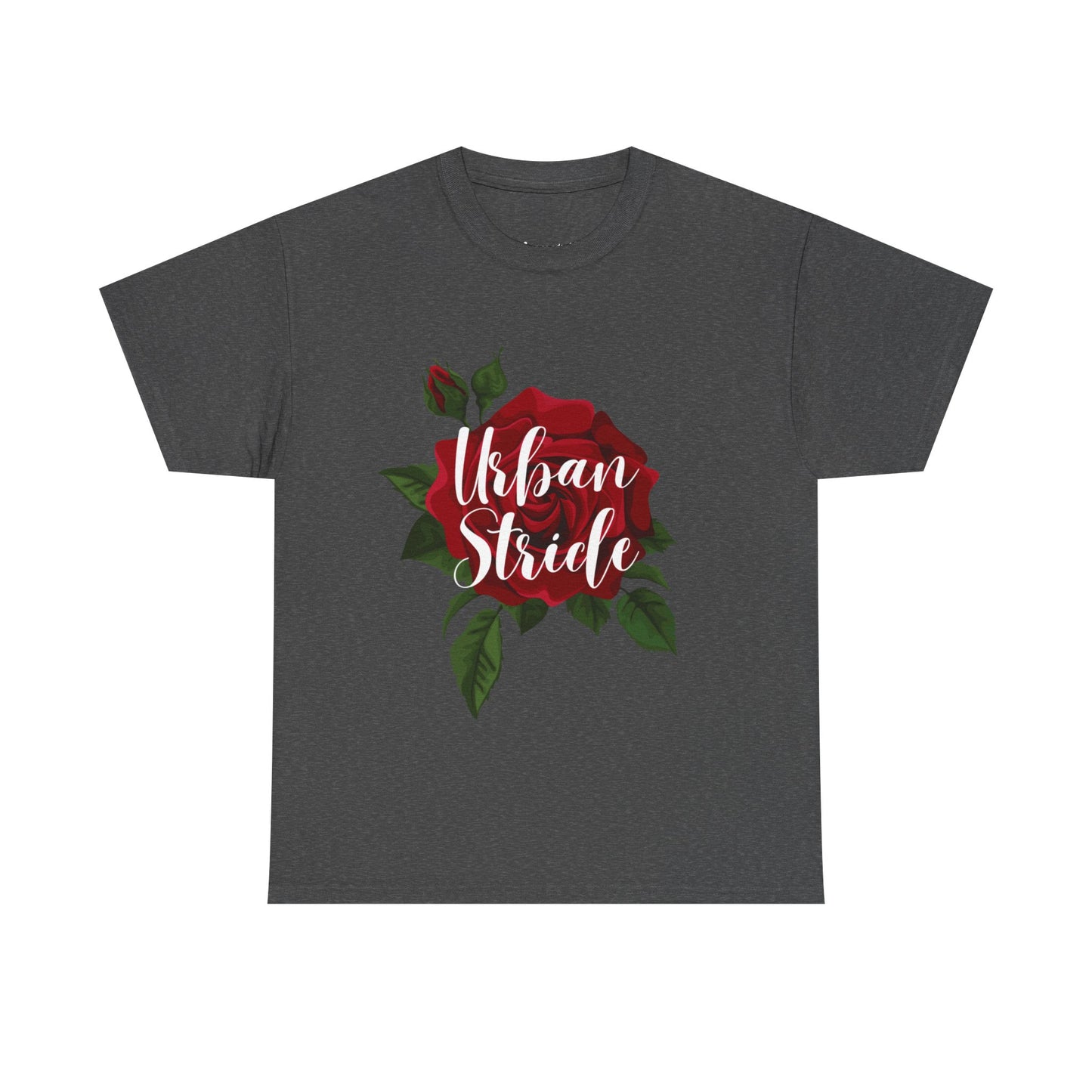 T-shirt con scritta "UrbanStride Vintage Flower