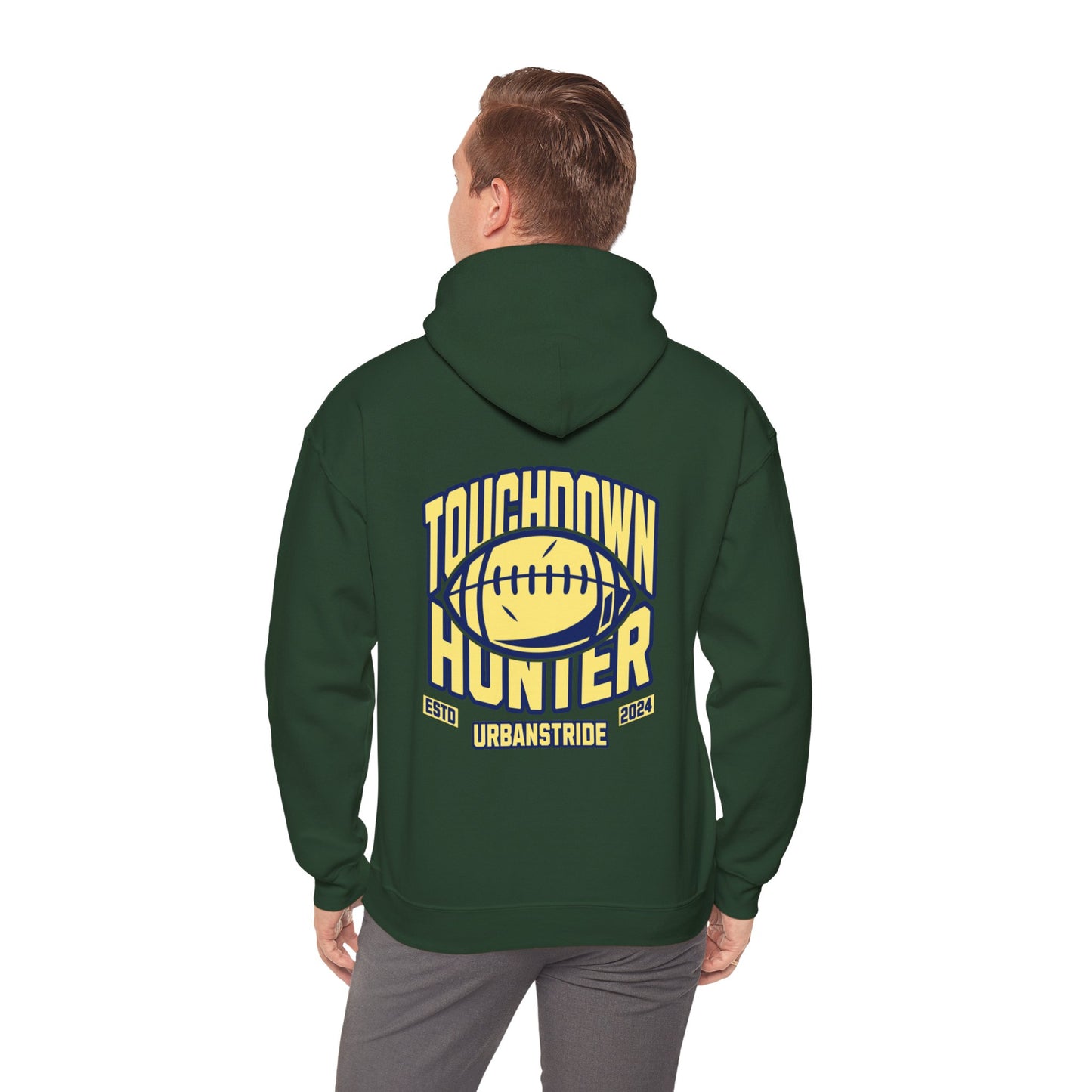 Felpa con scritta "Touchdown hunter"
