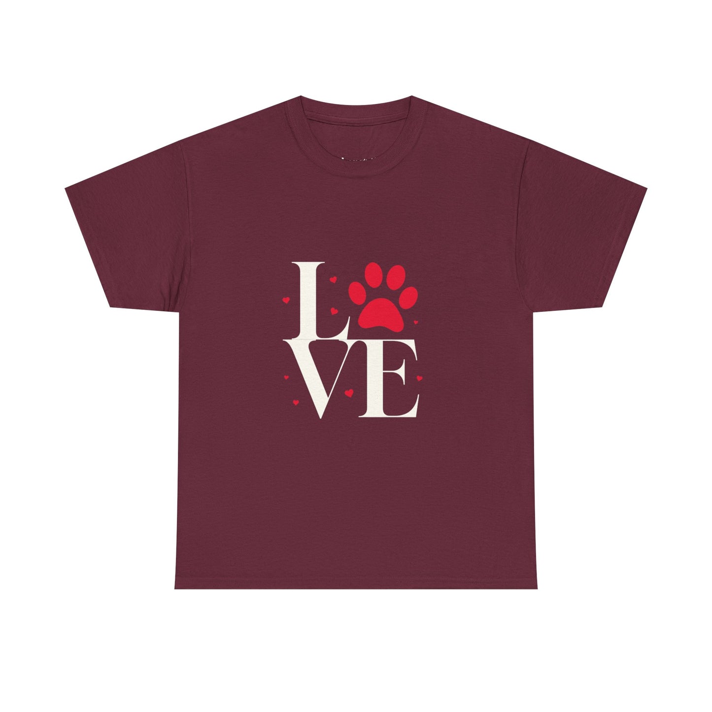 T-shirt con scritta "Love"