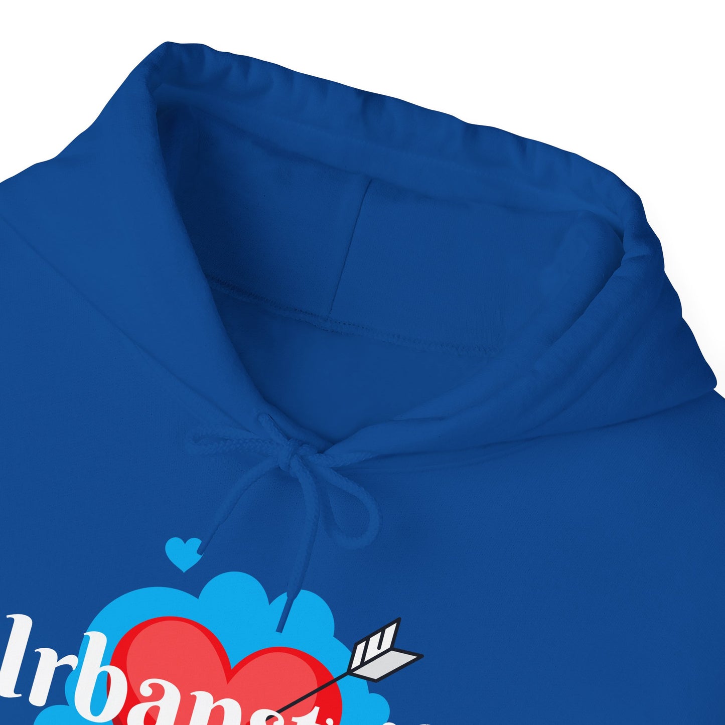 Felpa con logo "URBANSTRIDE" e cuore