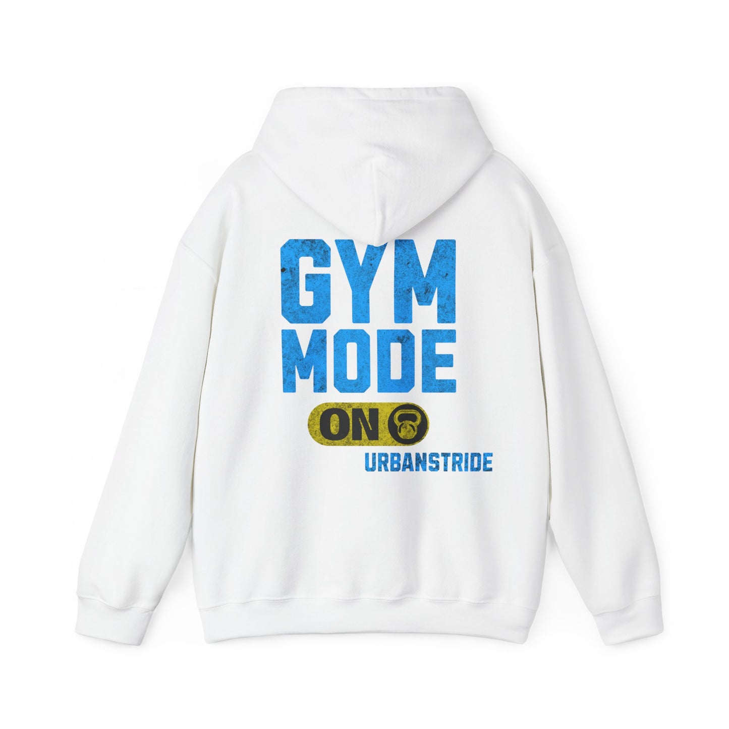 Felpa con scritta "Gym mode on"