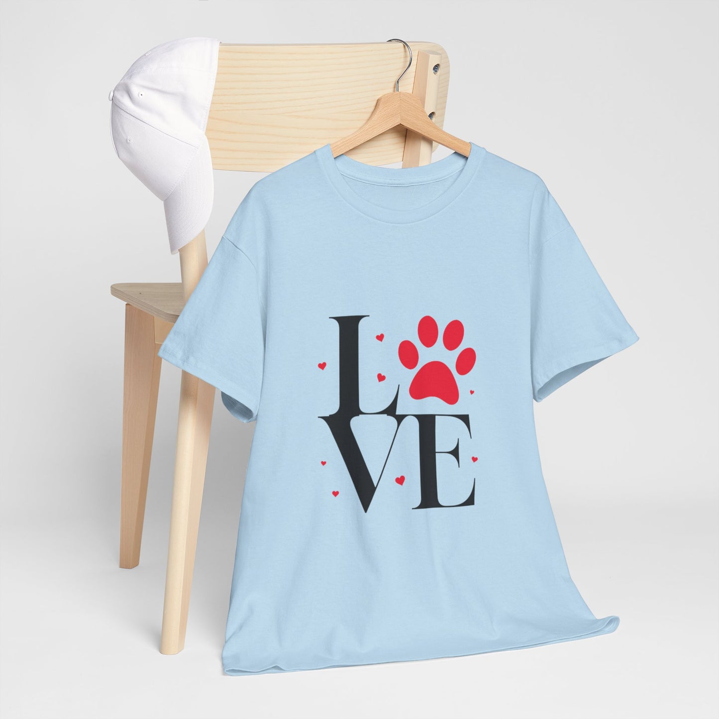 T-shirt con scritta "Love"
