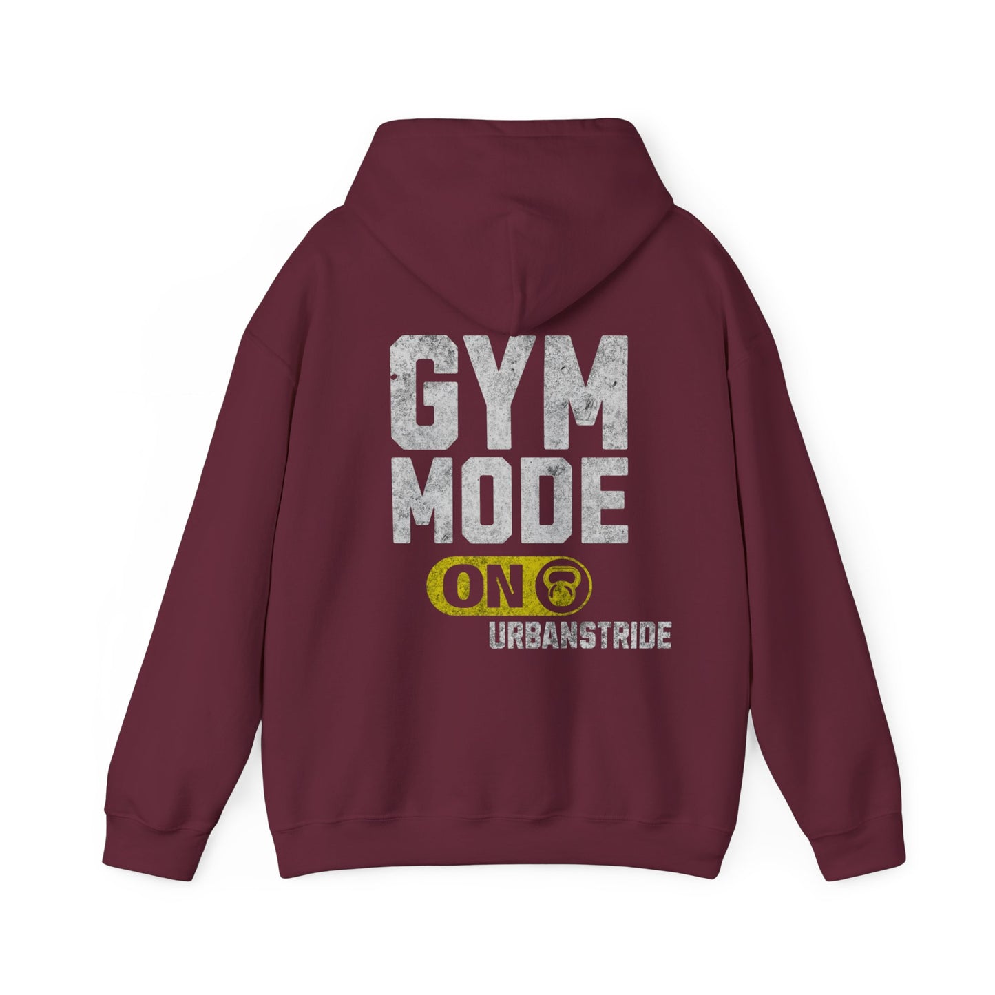 Felpa con scritta "Gym mode on"