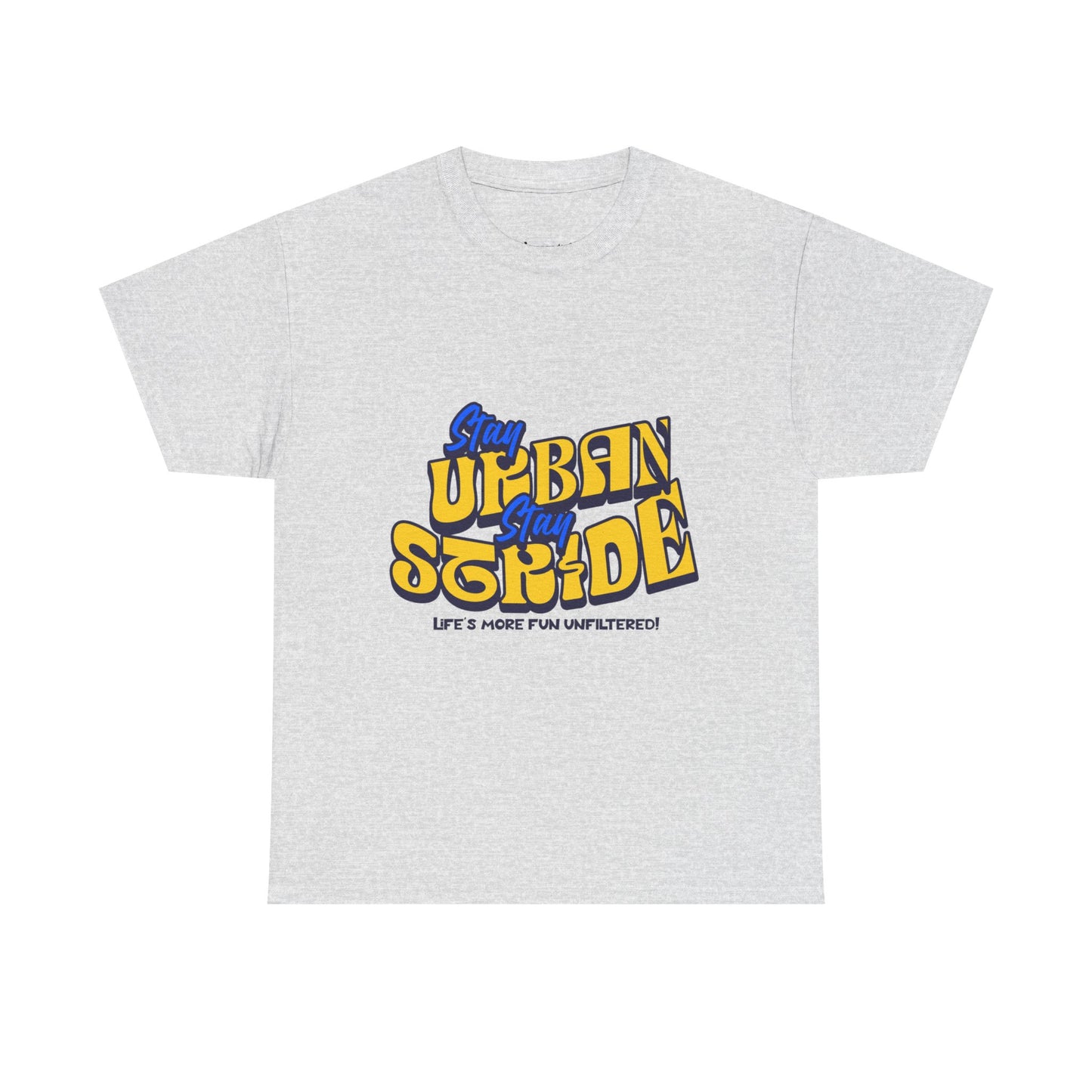 T-shirt con scritta Stay urban Stay stride